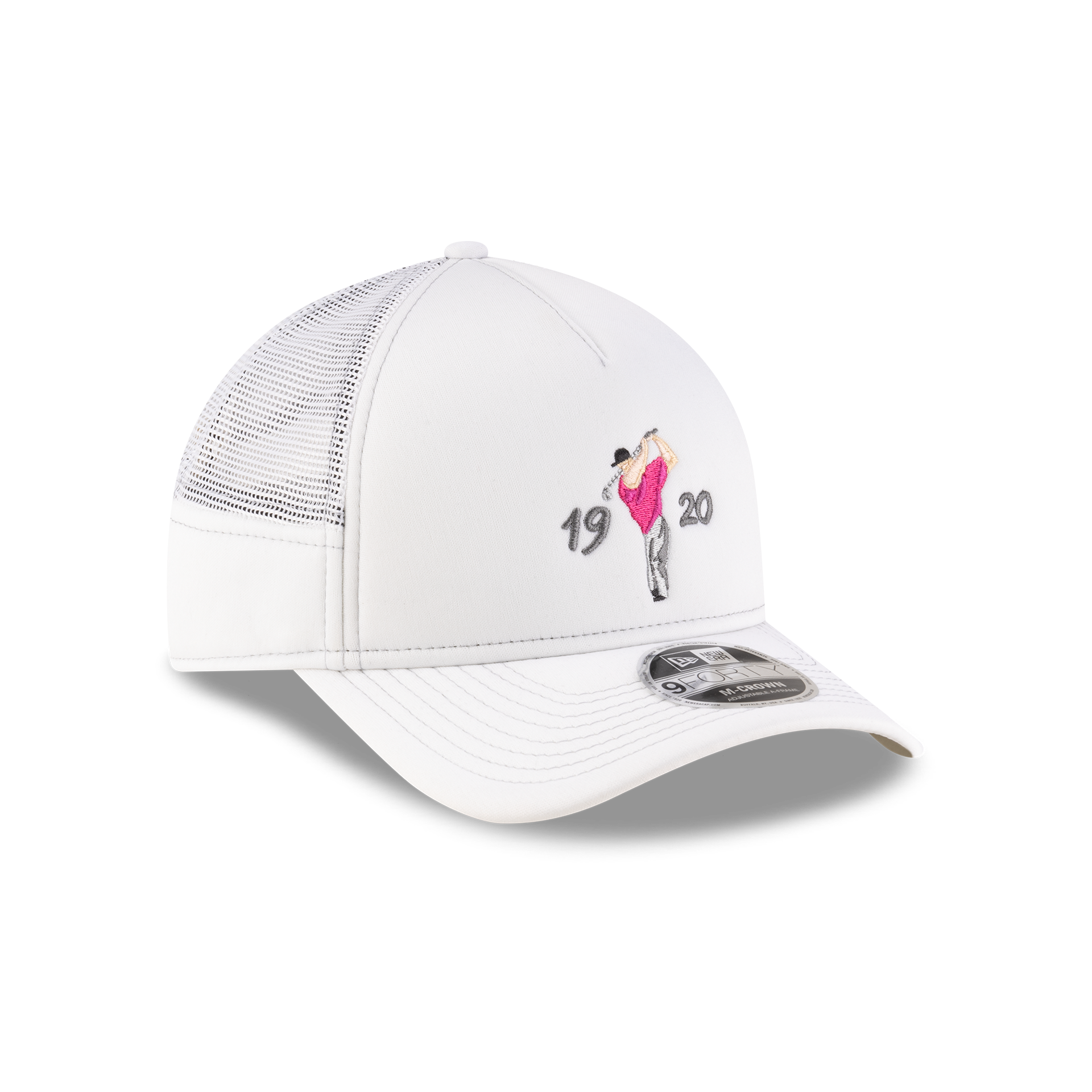 New Era Branded Golf 9FORTY M-Crown A-Frame Trucker Hat - Image 3