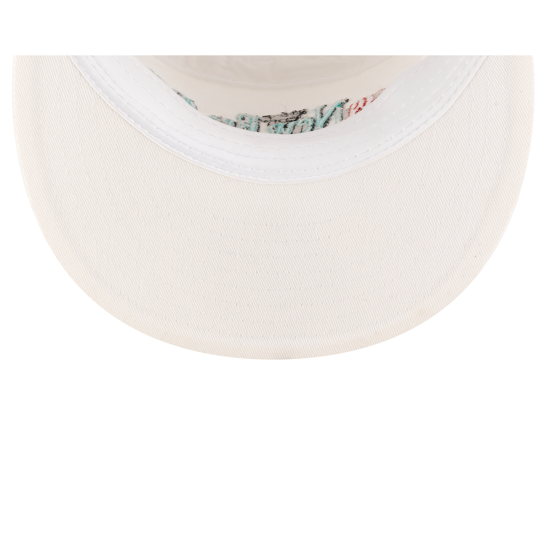 New Era Branded College White Painter Elastic Back Hat - Image 7