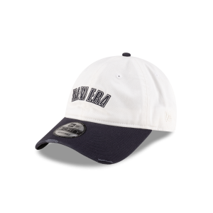 New Era Branded Sweep Rugby College White 9FORTY Adjustable Hat
