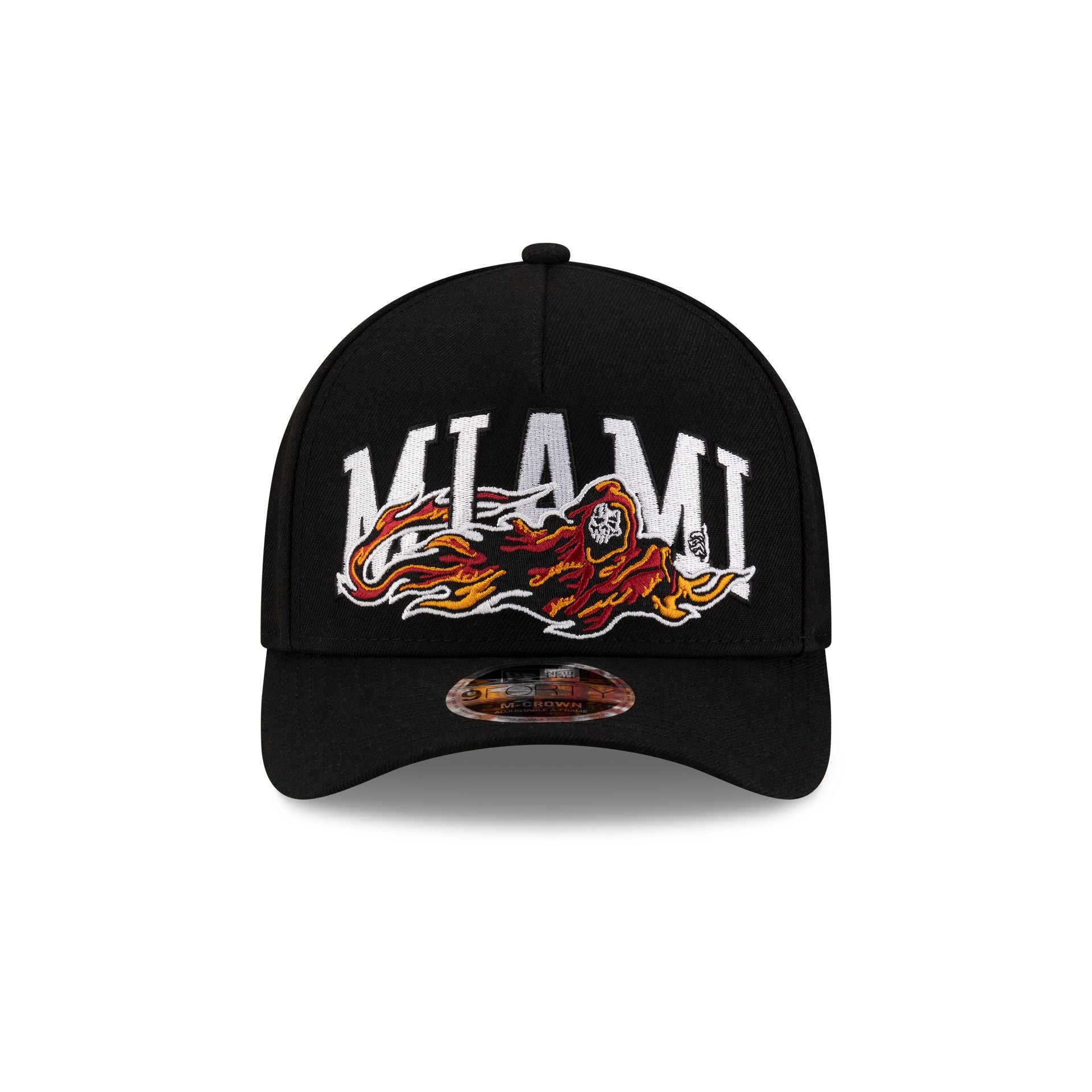 Warren Lotas x Miami Heat 2025 All-Star Game 9FORTY M-Crown A-Frame Snapback Hat - Image 2