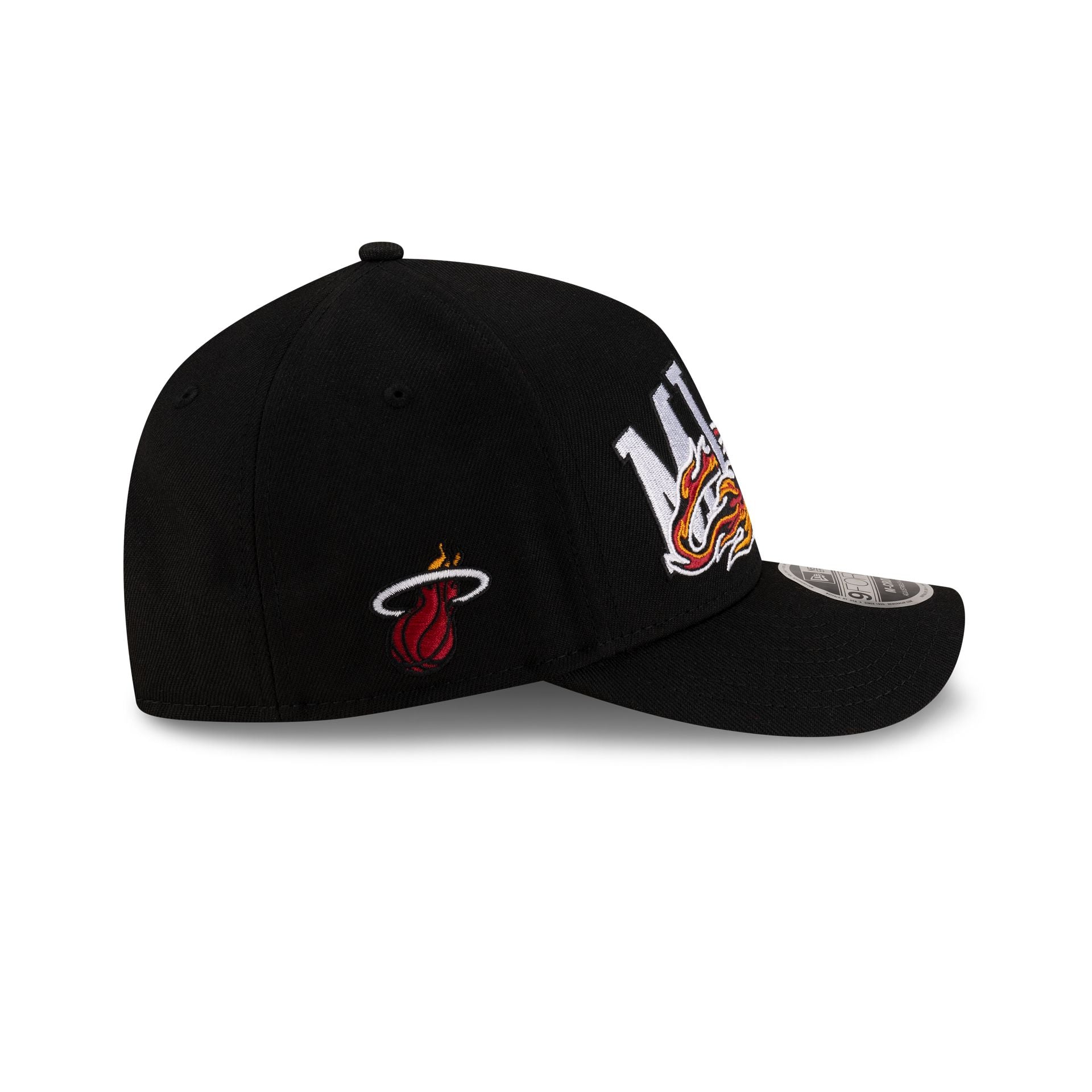 Warren Lotas x Miami Heat 2025 All-Star Game 9FORTY M-Crown A-Frame Snapback Hat - Image 4