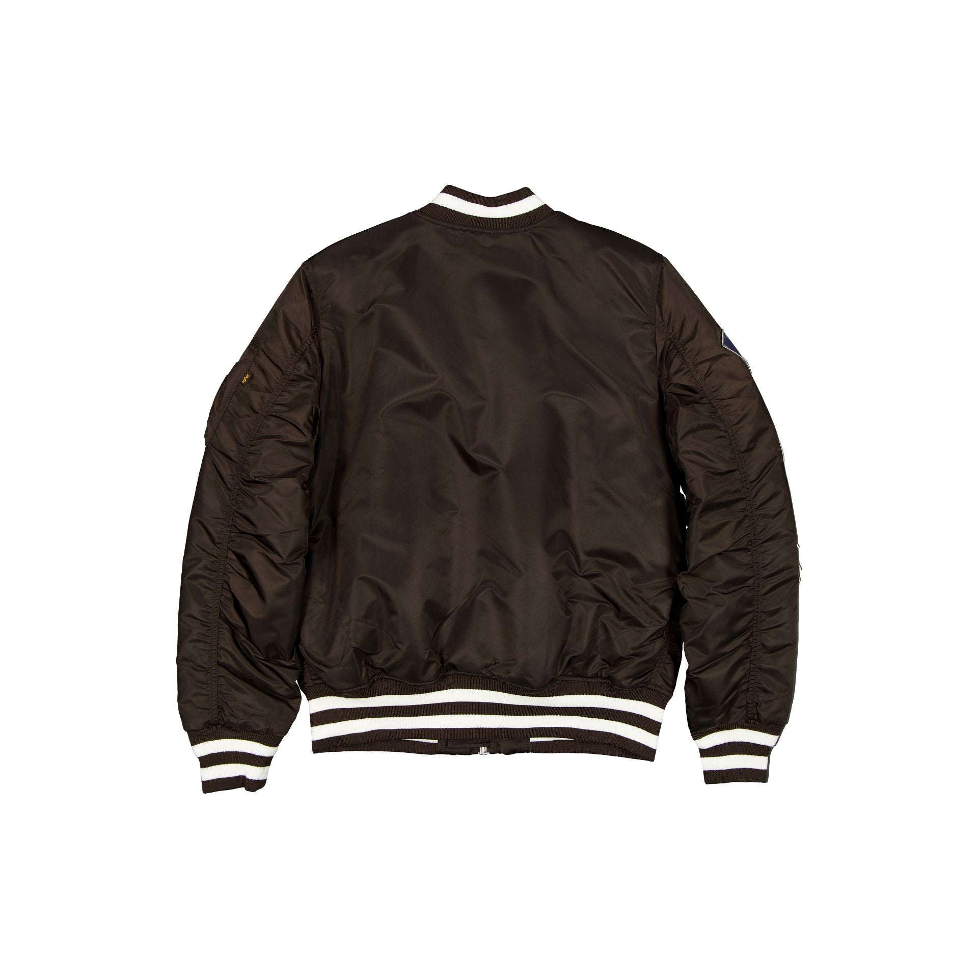 Alpha Industries x New York Yankees Brown MA-1 Bomber Jacket - Image 2