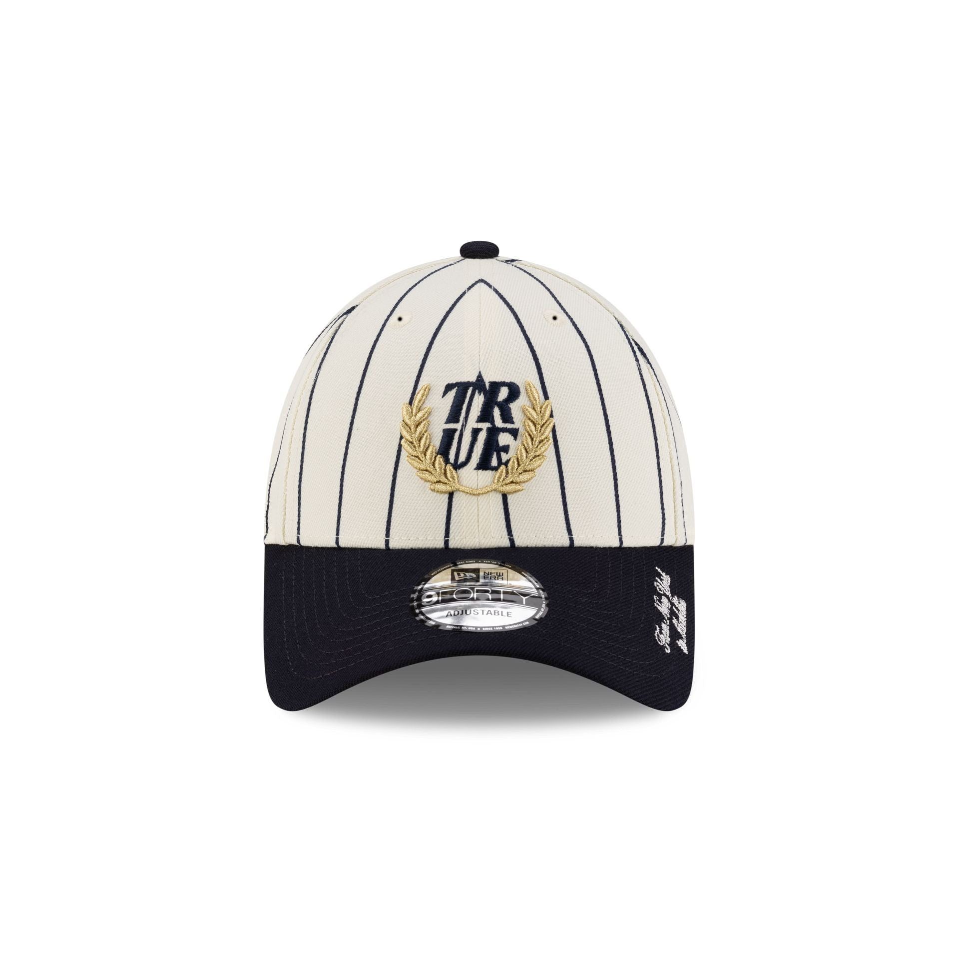 TRUE. Navy Pinstripe 9FORTY Adjustable Hat - Image 2