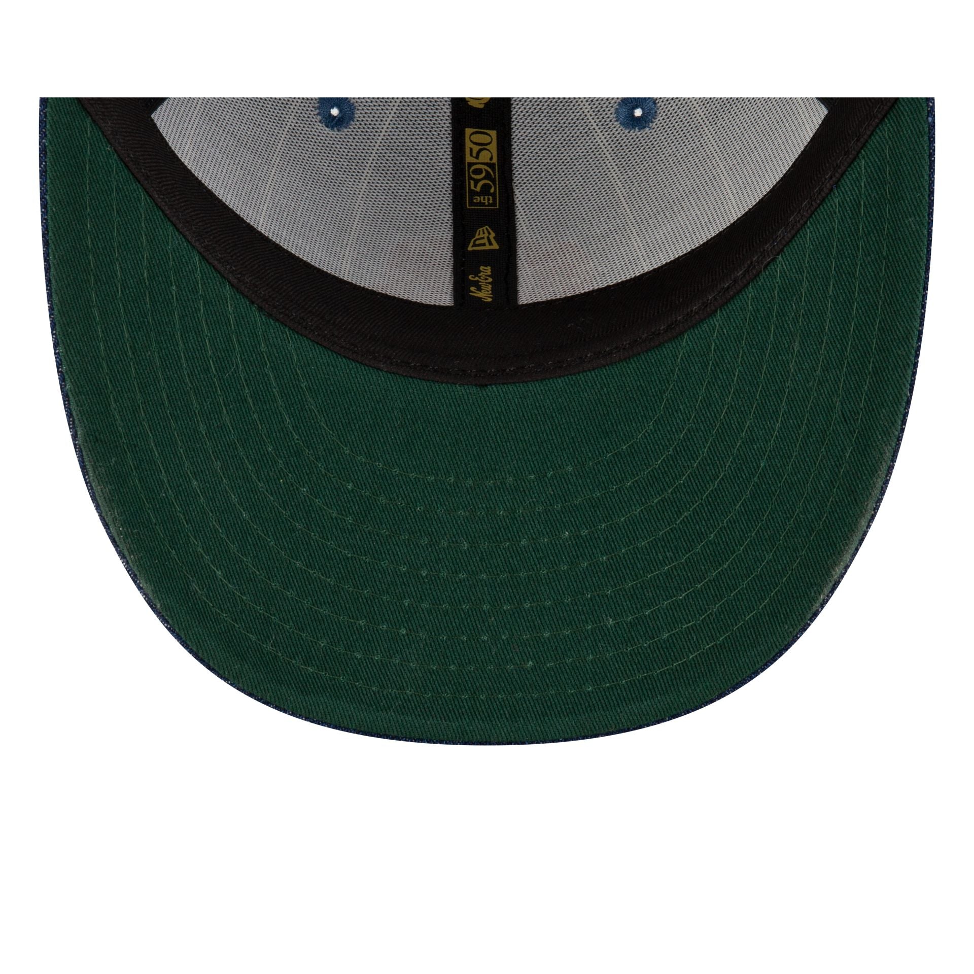 New Era Cap Denim Pinstripe Low Profile 59FIFTY Fitted Hat - Image 7