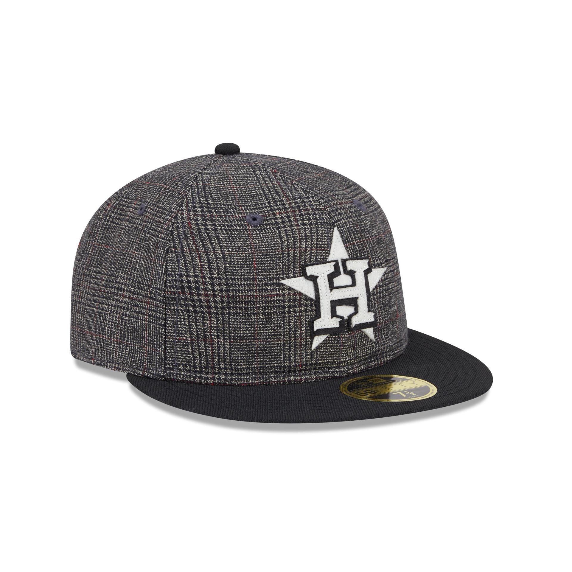 Houston Astros Plaid Retro Crown 59FIFTY Fitted Hat - Image 3