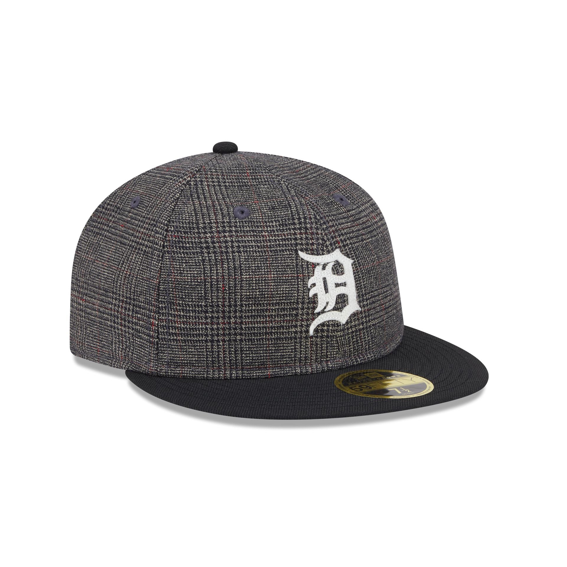 Detroit Tigers Plaid Retro Crown 59FIFTY Fitted Hat - Image 3