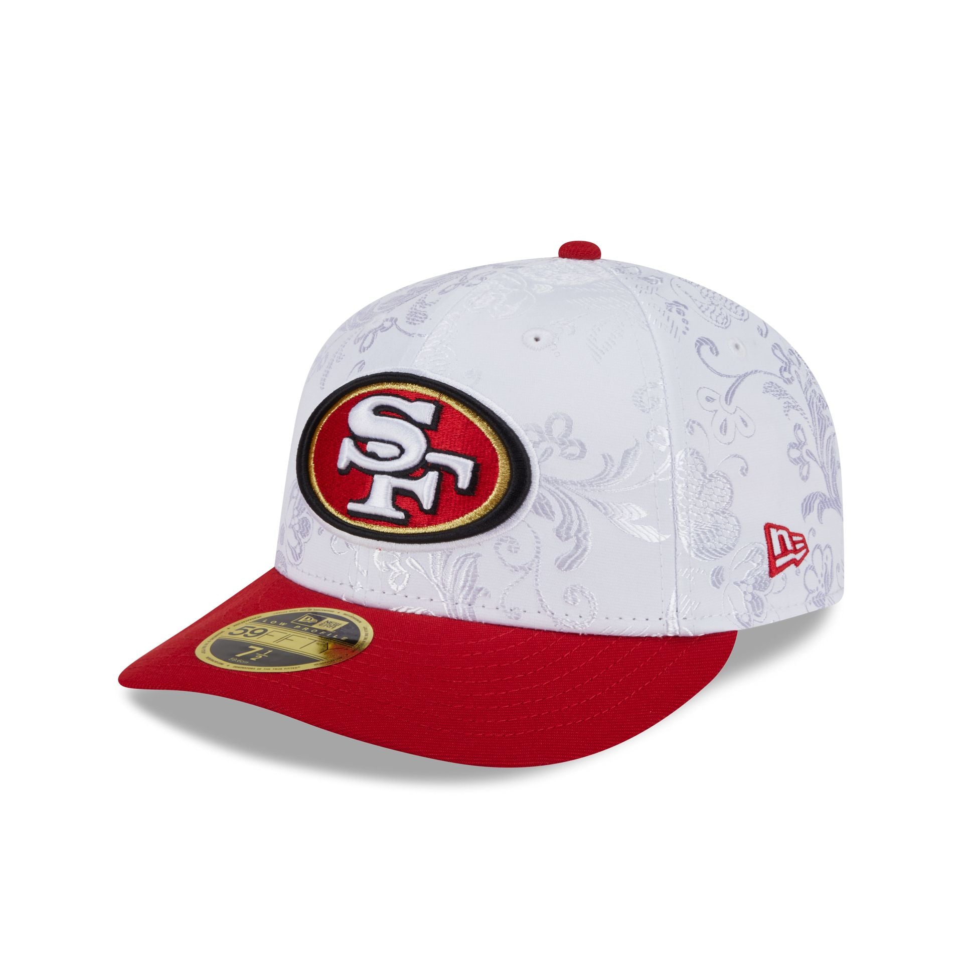 San Francisco 49ers Floral Shine Low Profile 59FIFTY Fitted Hat