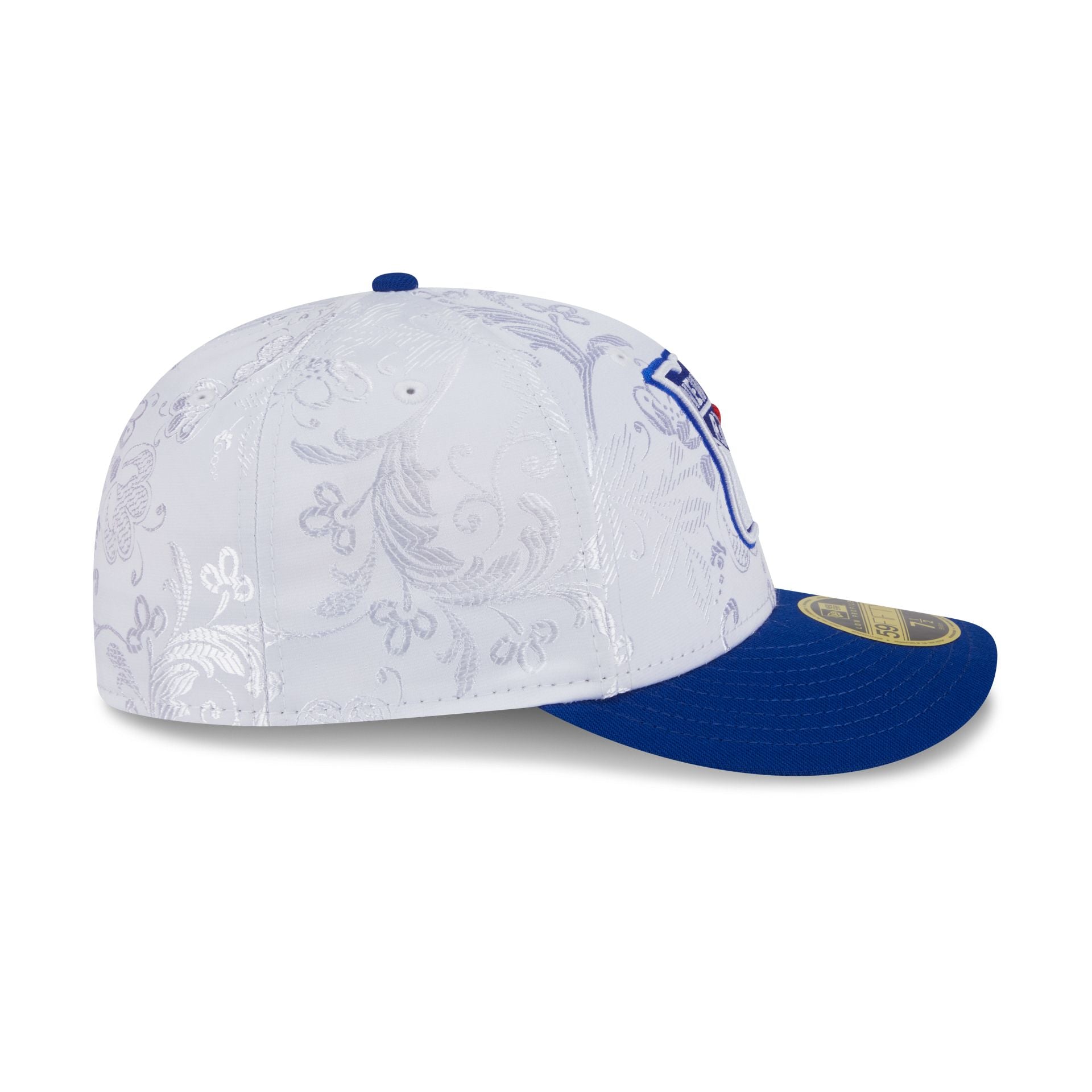 New York Rangers Floral Shine Low Profile 59FIFTY Fitted Hat - Image 5