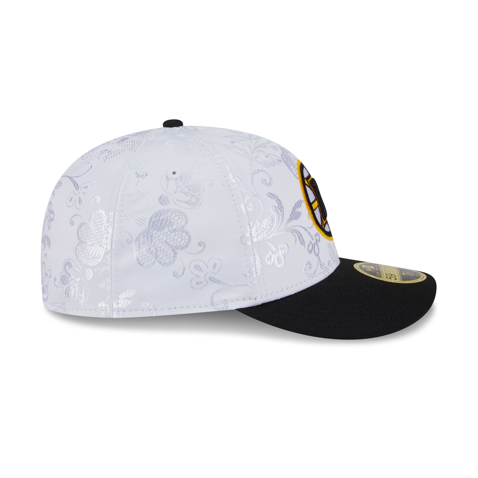 Boston Bruins Floral Shine Low Profile 59FIFTY Fitted Hat - Image 5