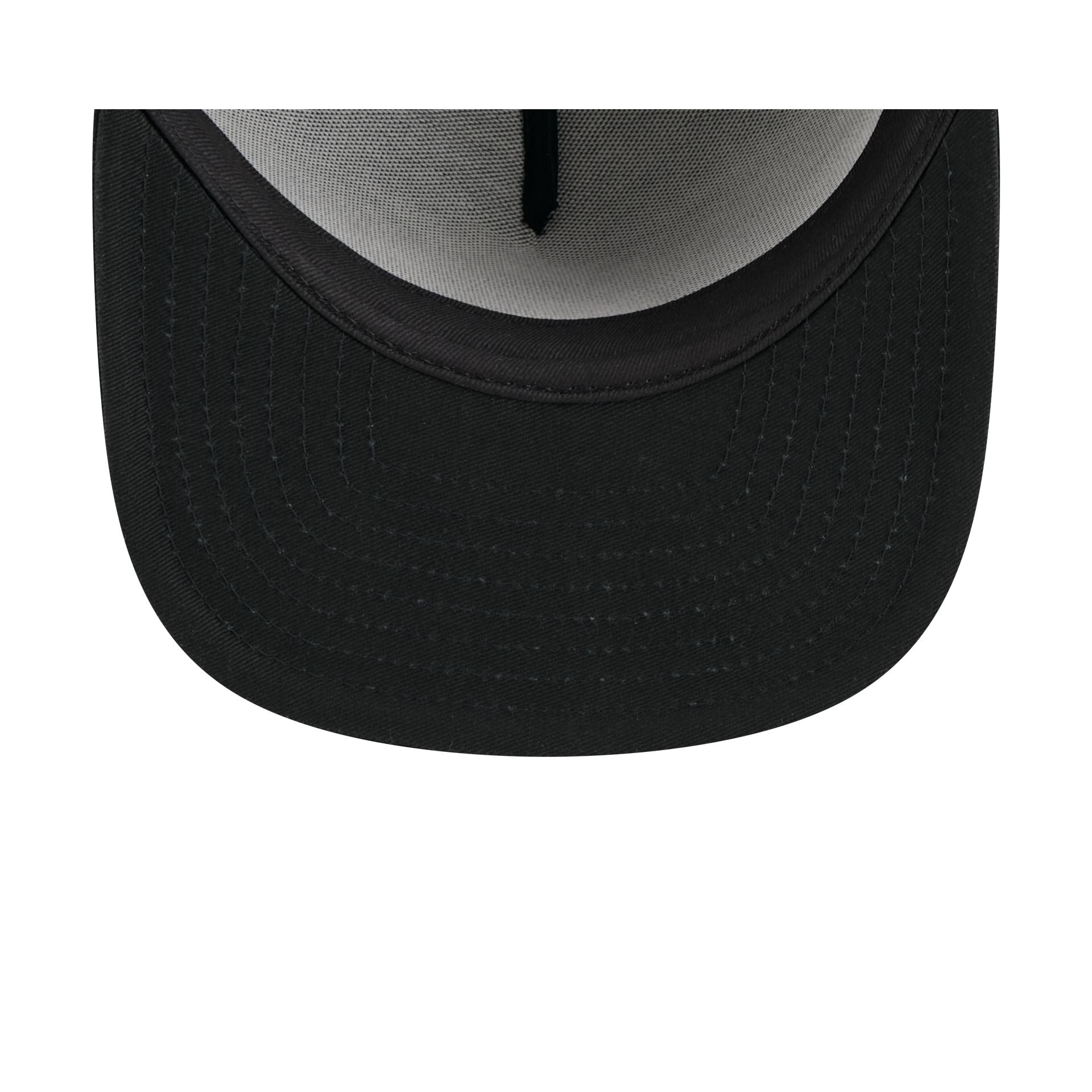 Miami Heat Black Mesh 59FIFTY A-Frame Fitted Hat - Image 7