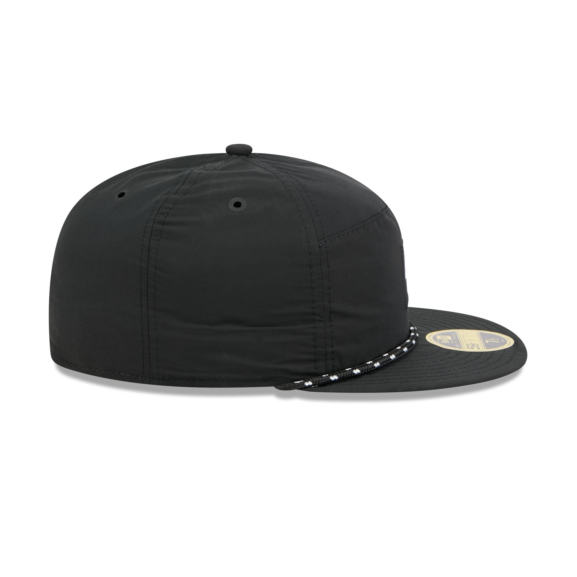 Los Angeles Kings Black Poly Rope Split Panel 59FIFTY Fitted Hat - Image 5
