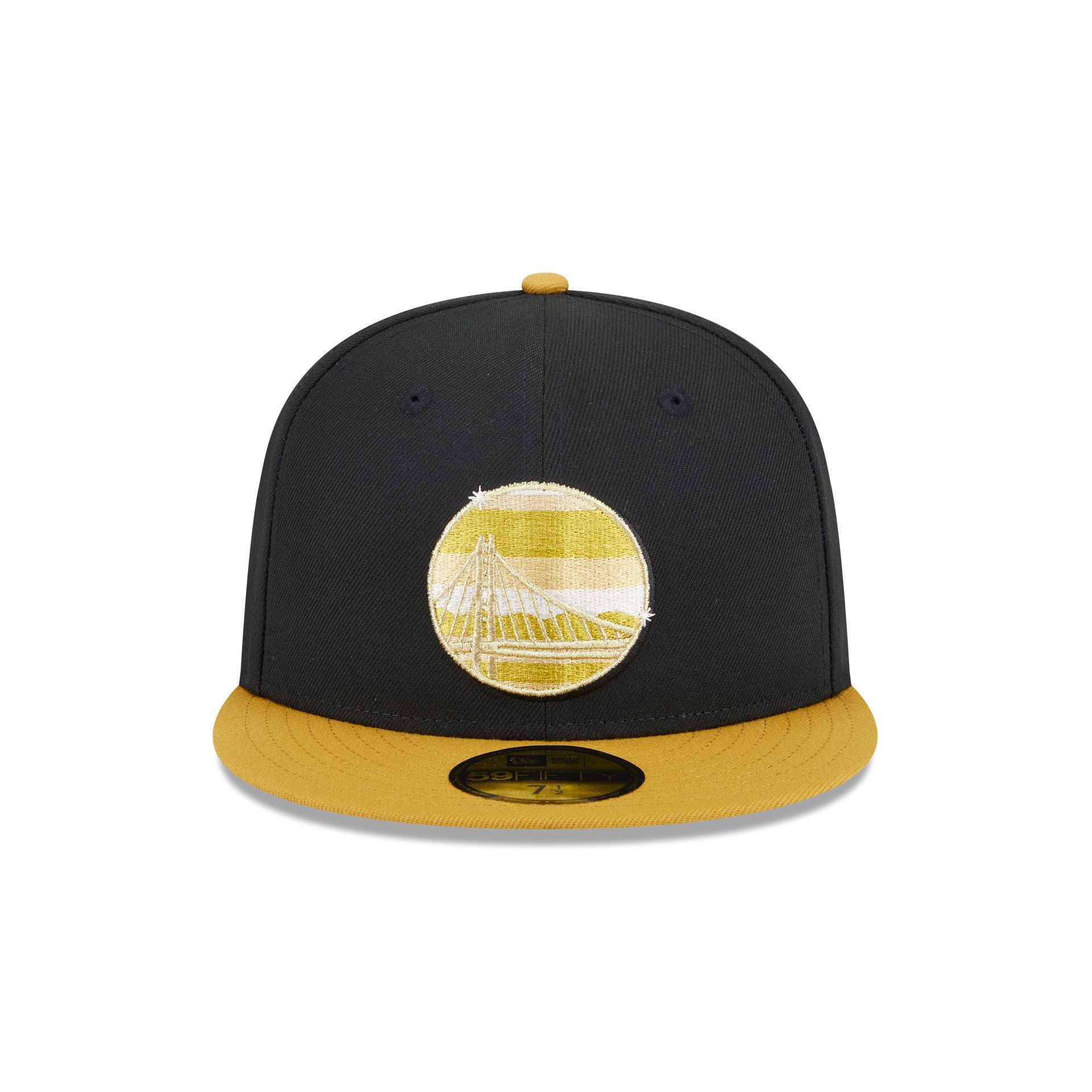 Golden State Warriors Metallic Gold Logo 59FIFTY Fitted Hat - Image 2