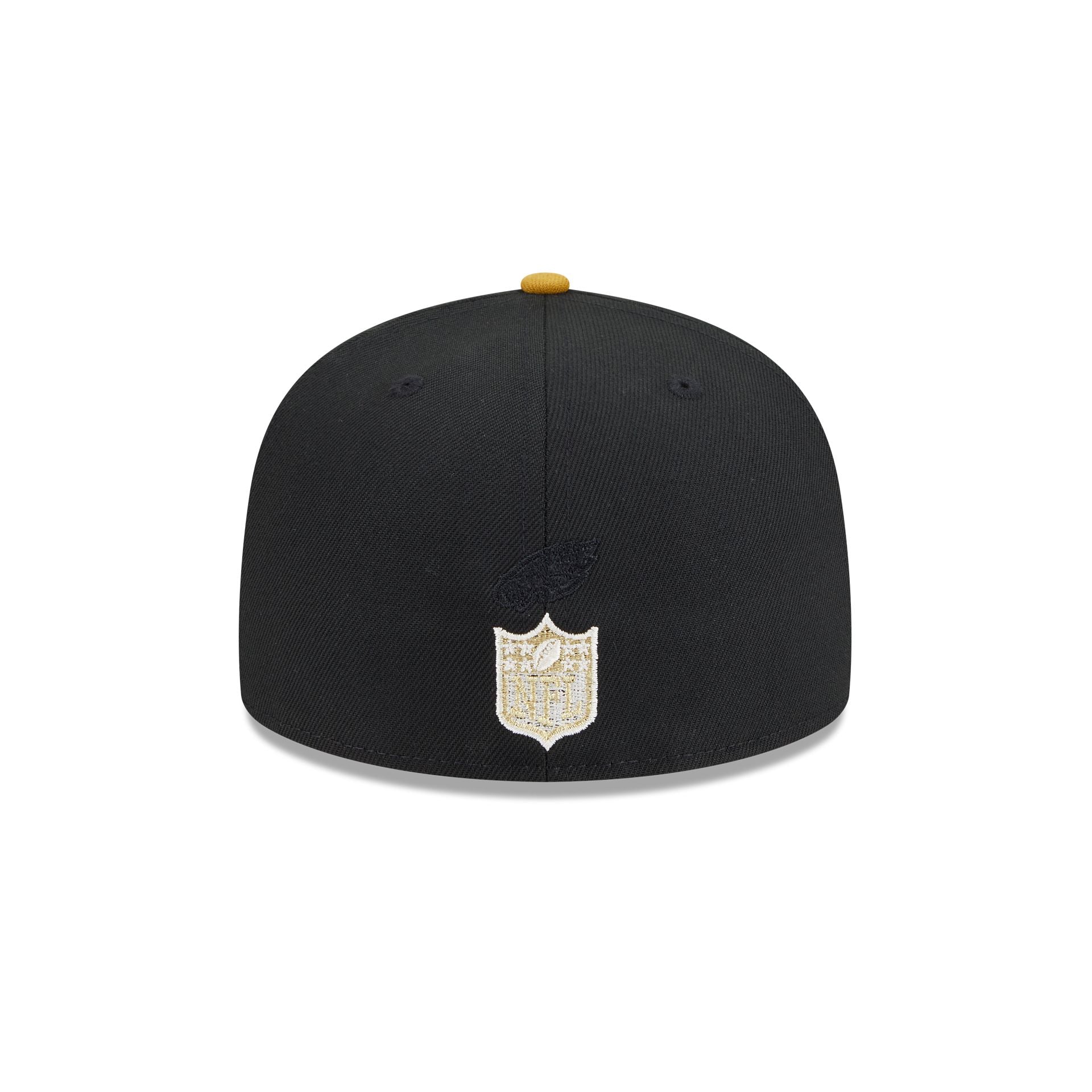 Philadelphia Eagles Metallic Gold Logo 59FIFTY Fitted Hat - Image 6
