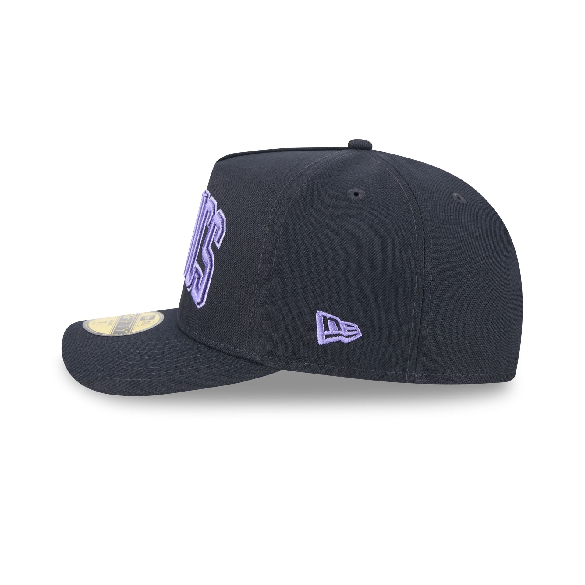 Boston Celtics Navy Lavender 59FIFTY A-Frame Fitted Hat - Image 5