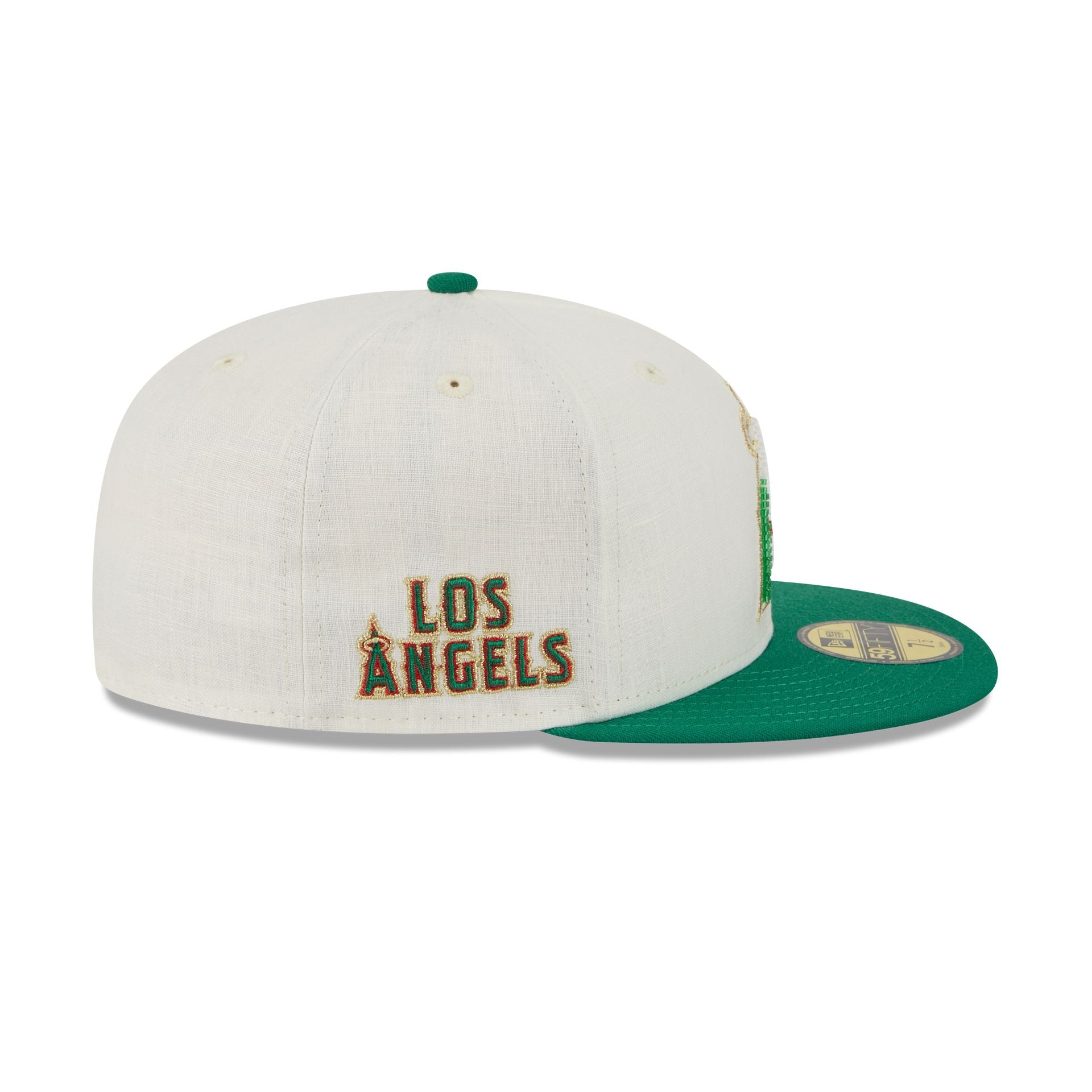 Los Angeles Angels Beaded Linen 59FIFTY Fitted Hat - Image 4
