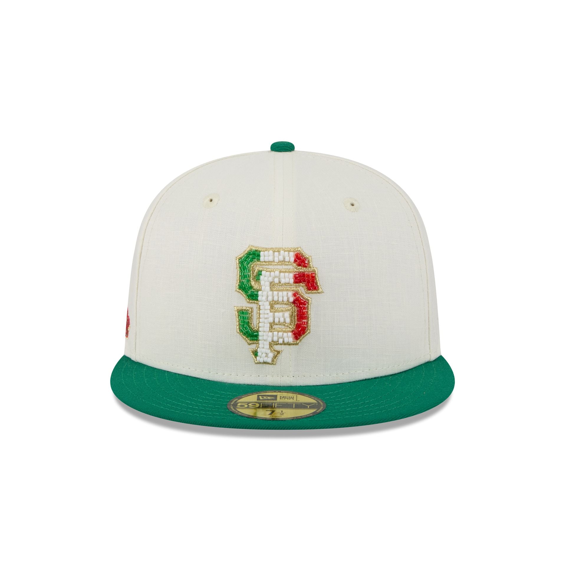 San Francisco Giants Beaded Linen 59FIFTY Fitted Hat - Image 2