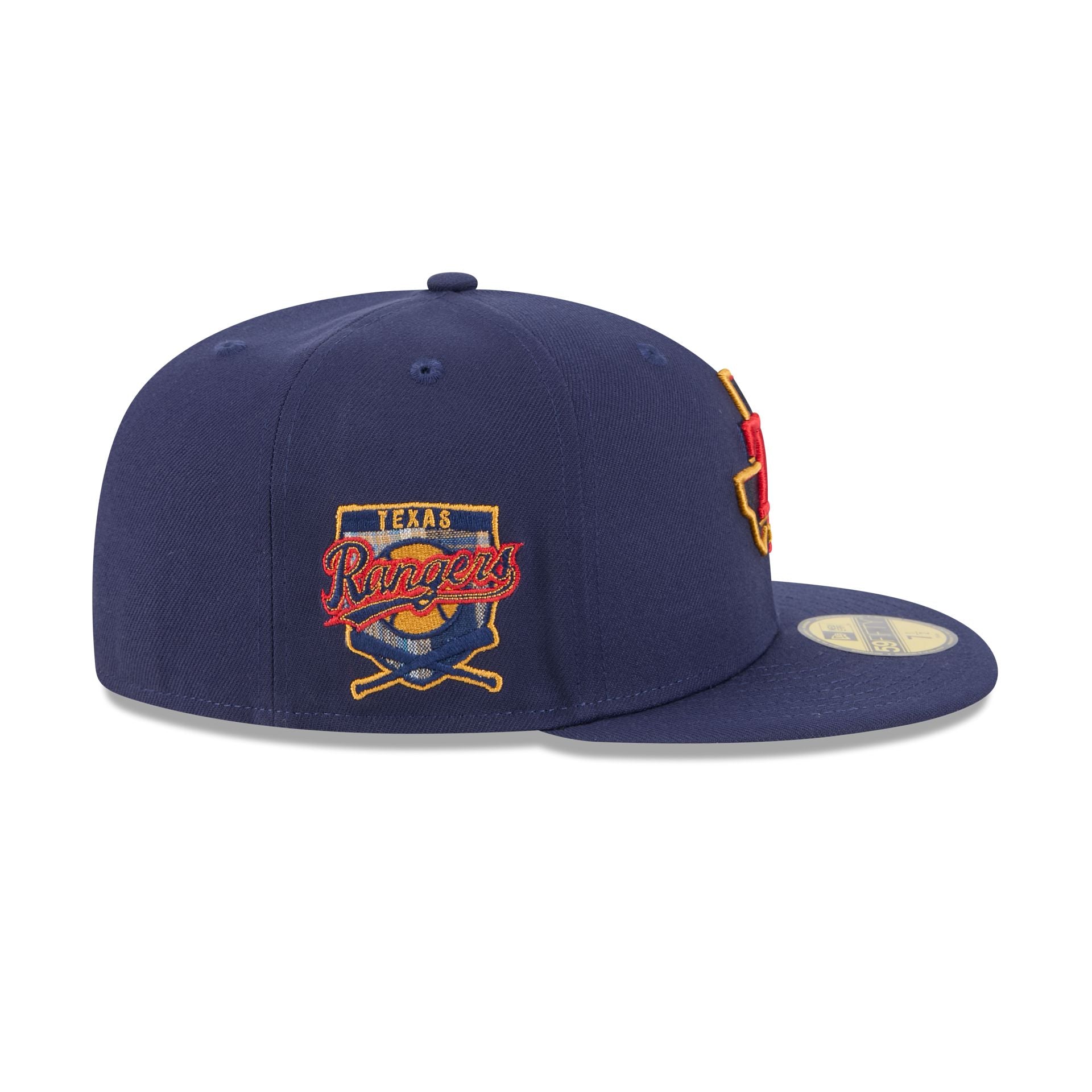 Texas Rangers Blue Tartan 59FIFTY Fitted Hat - Image 4