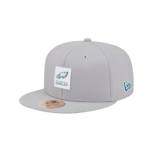 Philadelphia Eagles 2025 Sideline Hot Weather Gray 59FIFTY Fitted Hat
