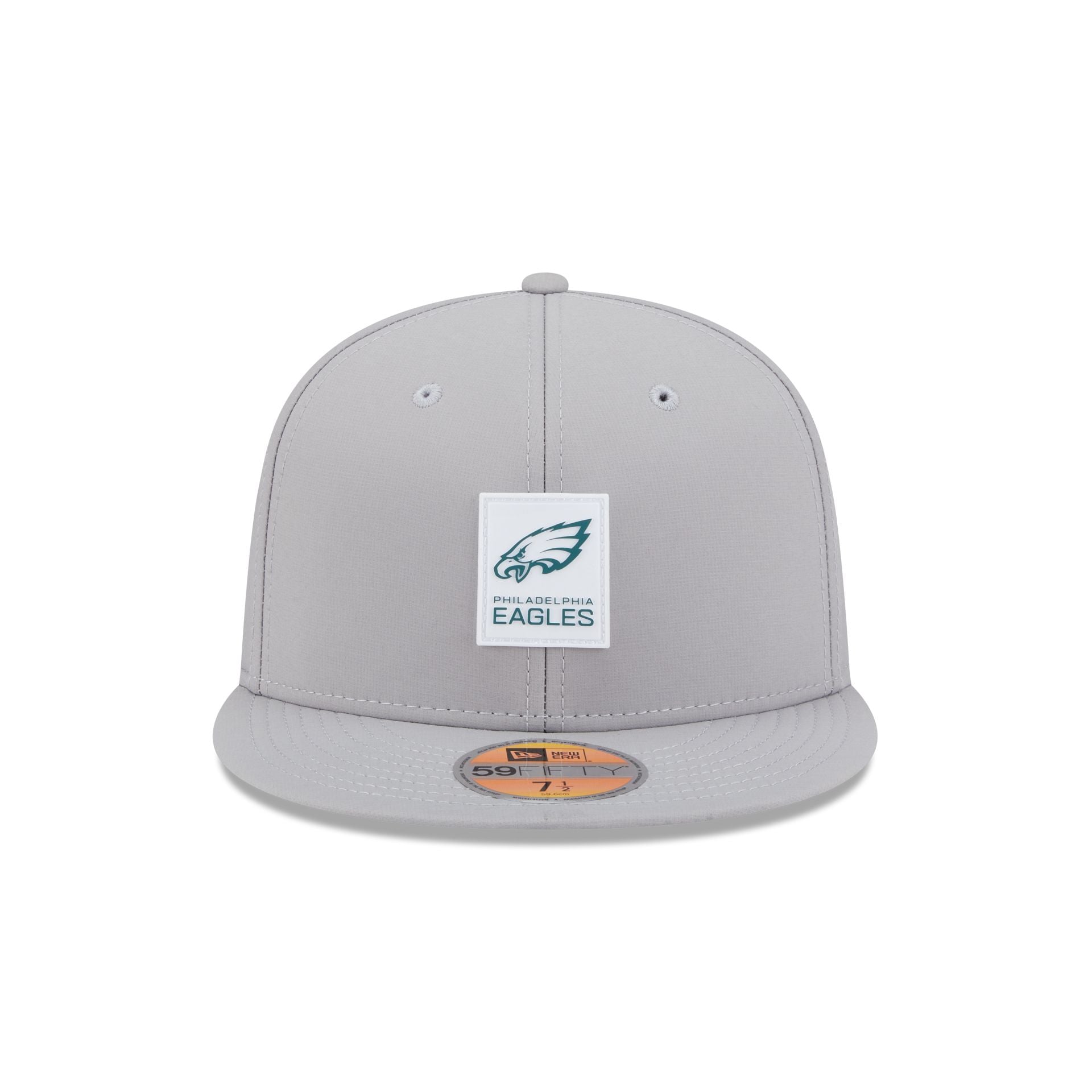 Philadelphia Eagles 2025 Sideline Hot Weather Gray 59FIFTY Fitted Hat - Image 2