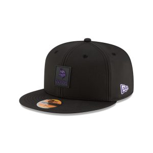 Minnesota Vikings 2025 Sideline Hot Weather Black 59FIFTY Fitted Hat