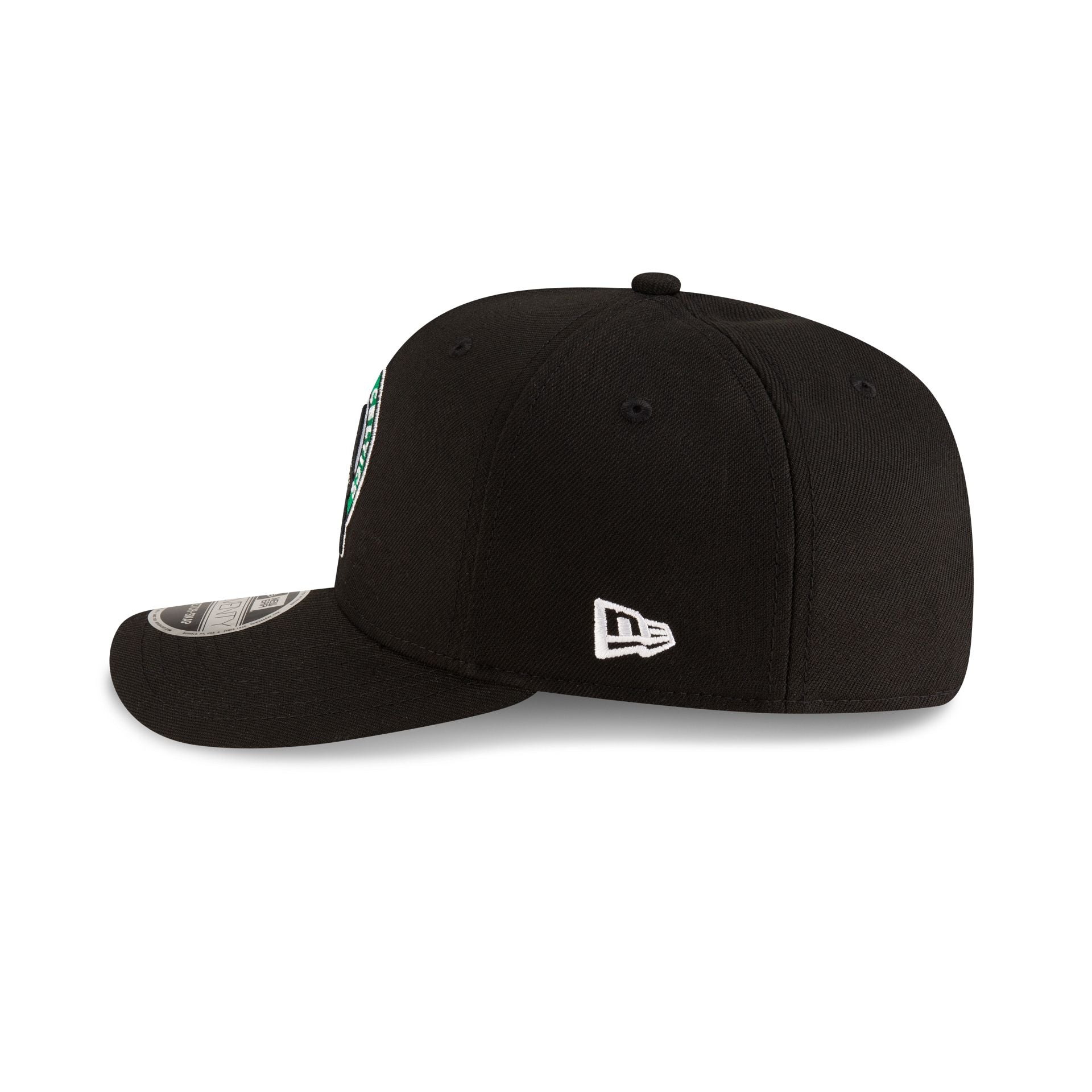 Boston Celtics Team Black9SEVENTY Stretch-Snap Hat - Image 4