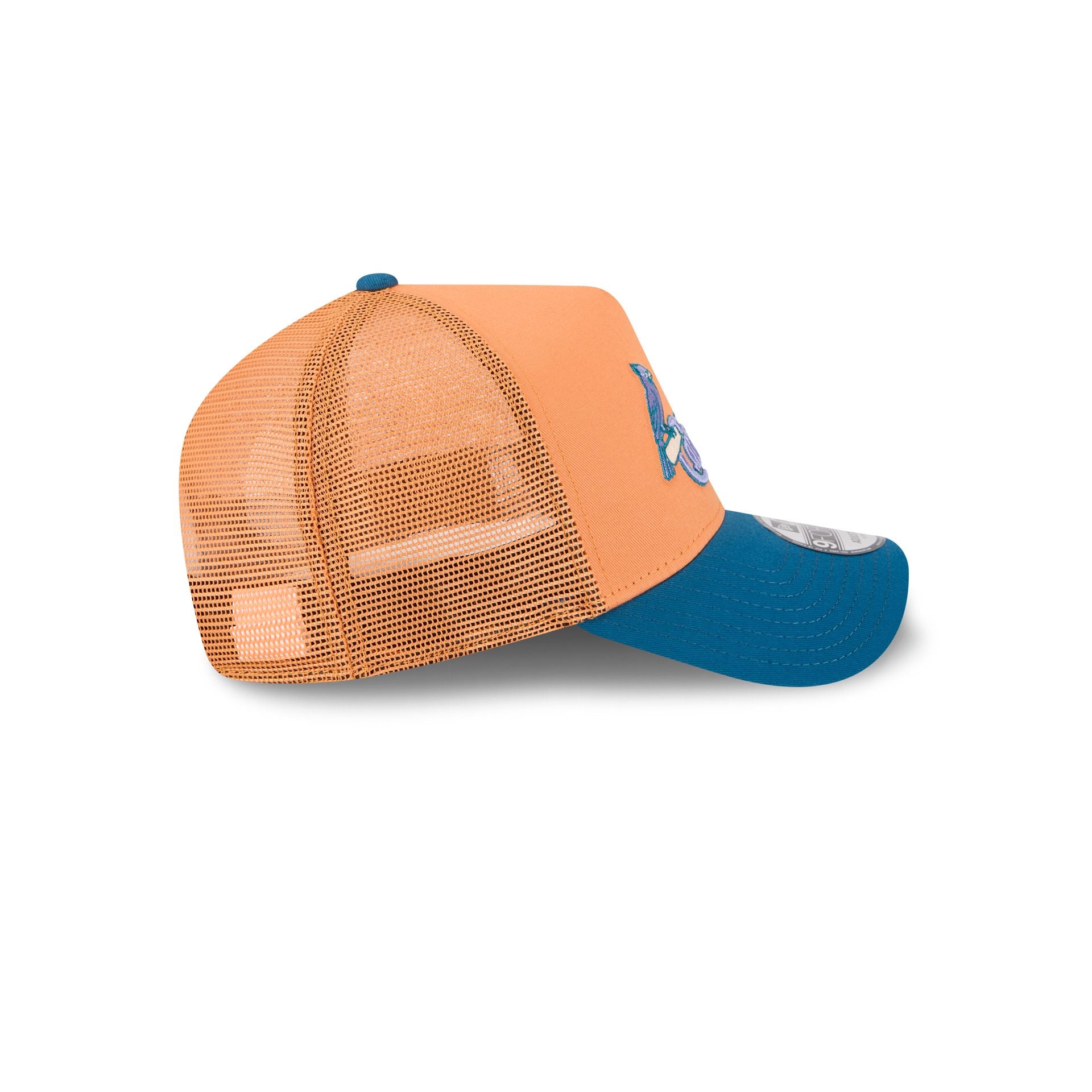 St. Louis Cardinals Orange Glaze 9FORTY A-Frame Trucker Hat - Image 5