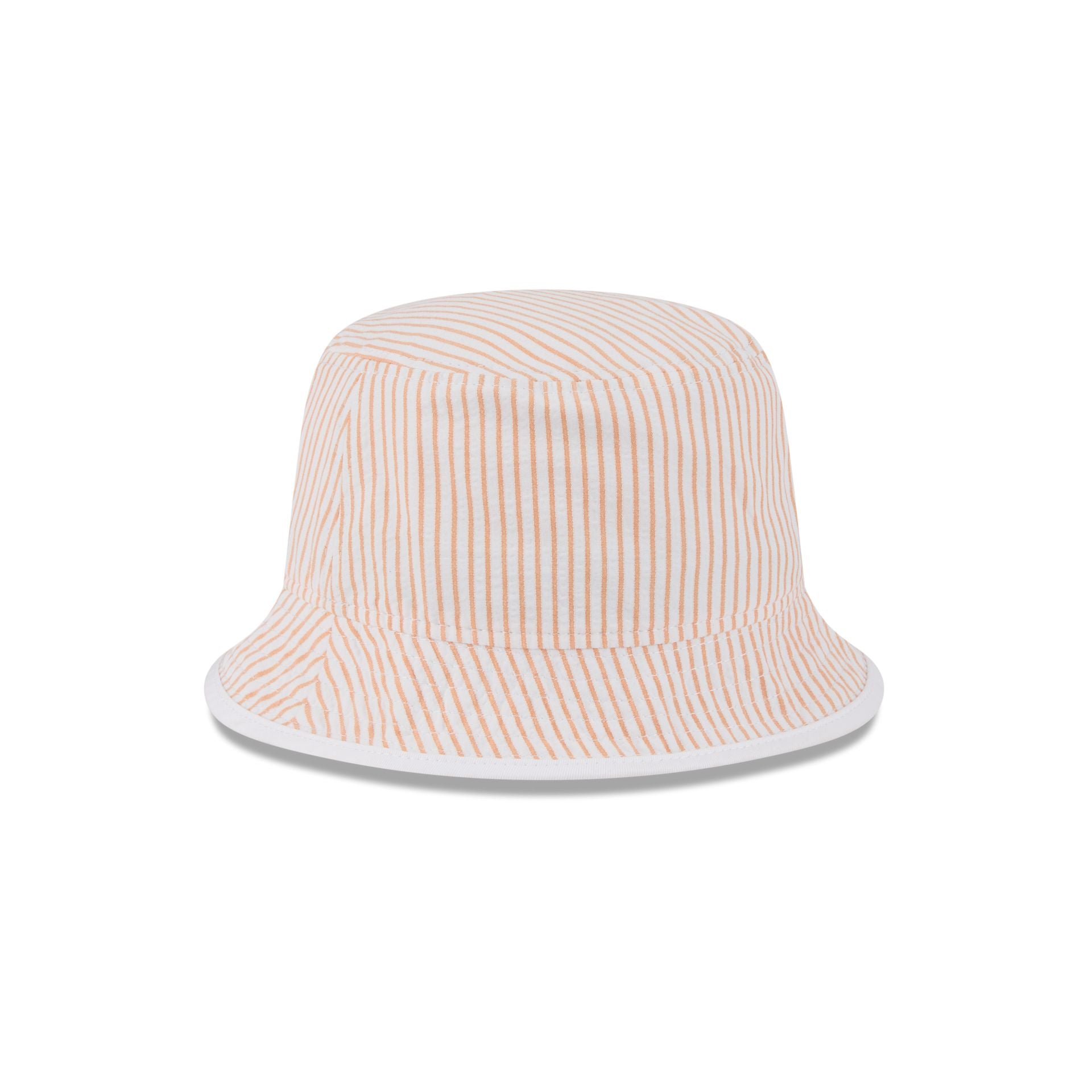 New Era Cap Orange Pinstripe Bucket Hat - Image 3