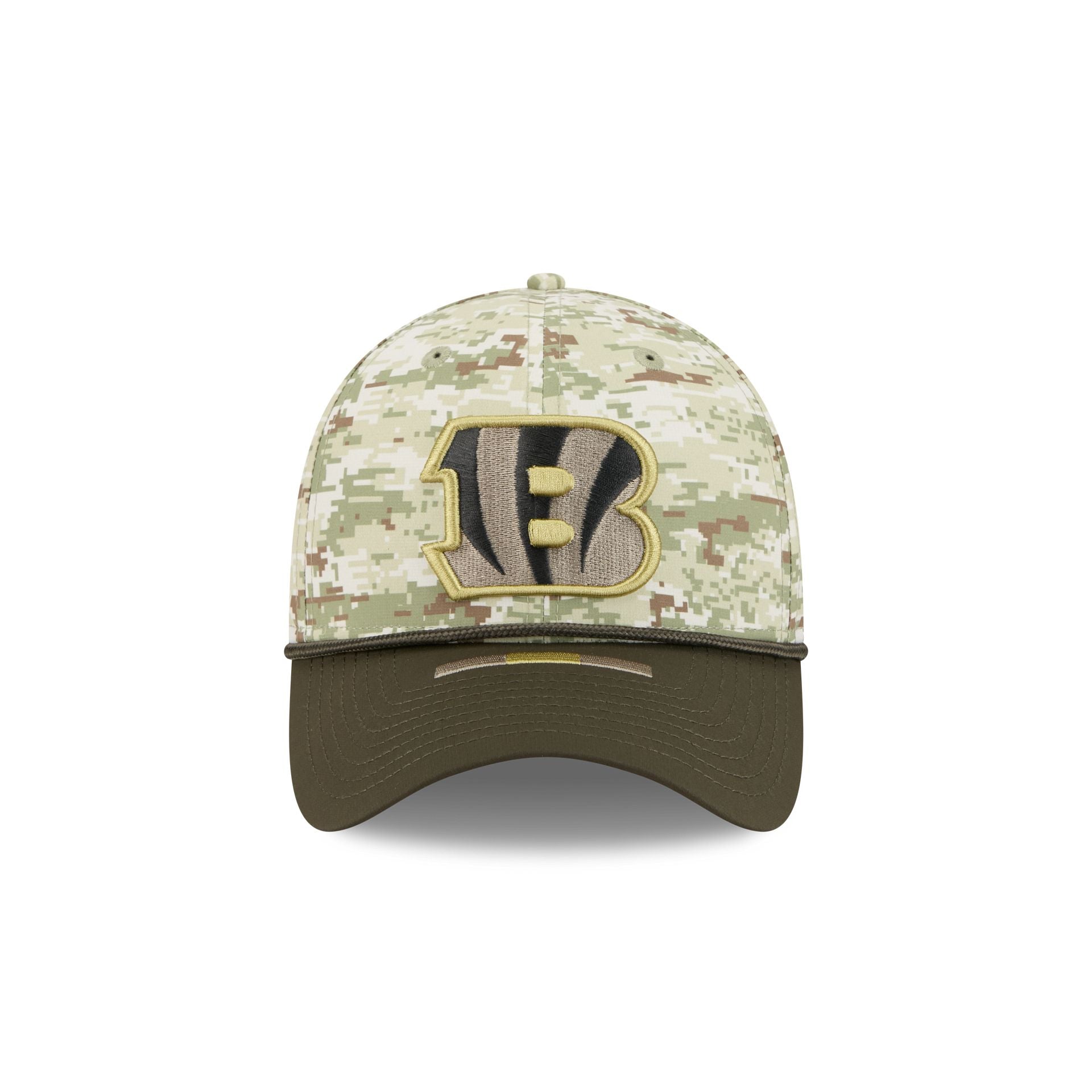 Cincinnati Bengals 2025 Salute to Service Digi Camo 39THIRTY Stretch Fit Hat - Image 2