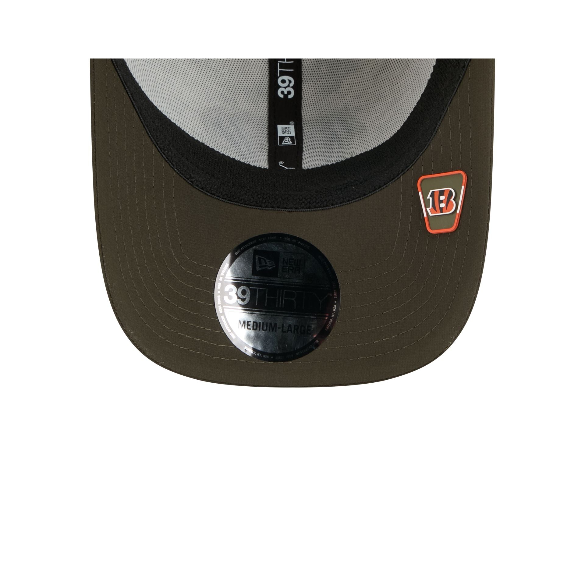 Cincinnati Bengals 2025 Salute to Service Digi Camo 39THIRTY Stretch Fit Hat - Image 7