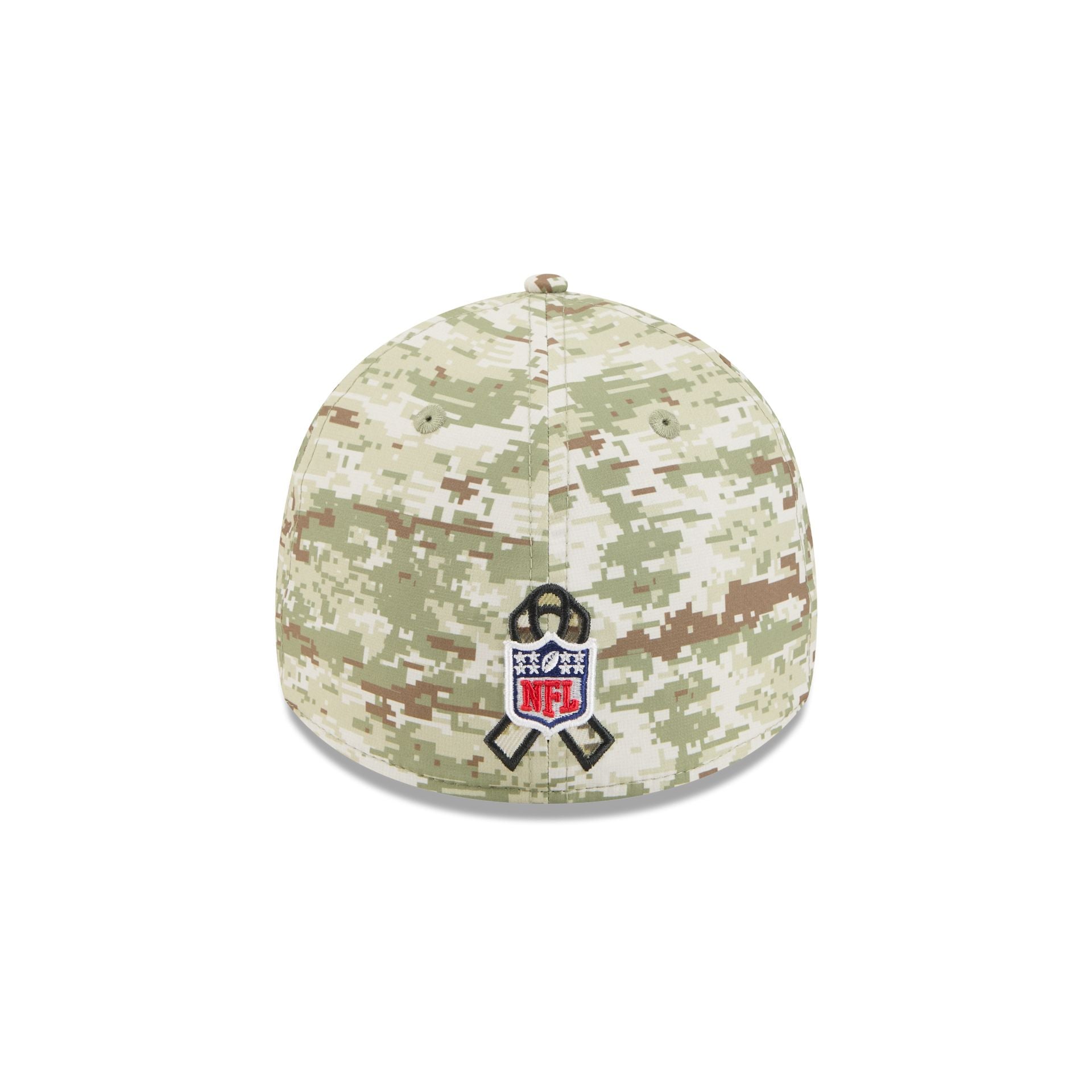 New York Giants 2025 Salute to Service Digi Camo 39THIRTY Stretch Fit Hat - Image 6