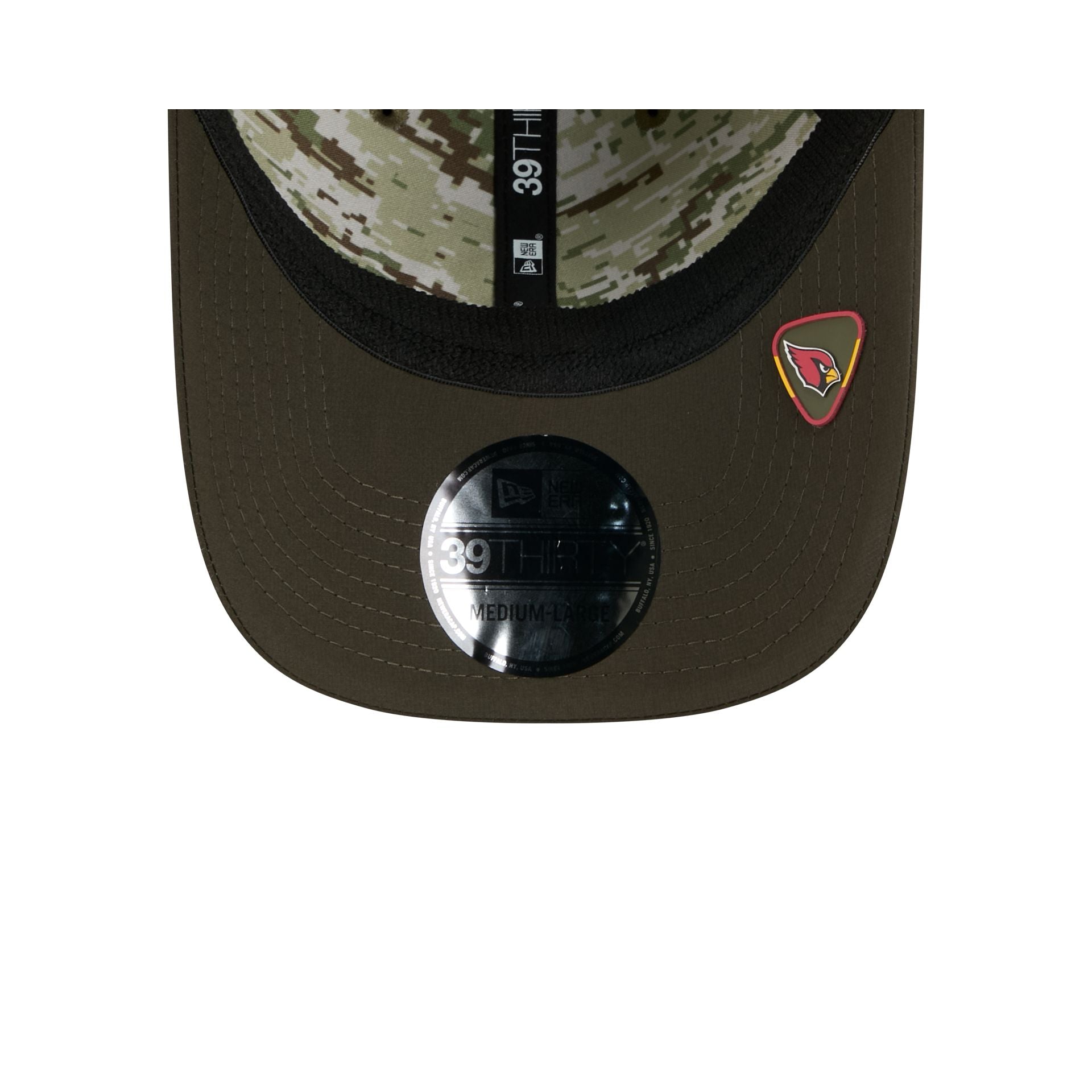 Arizona Cardinals 2025 Salute to Service 39THIRTY Stretch Fit Hat - Image 7