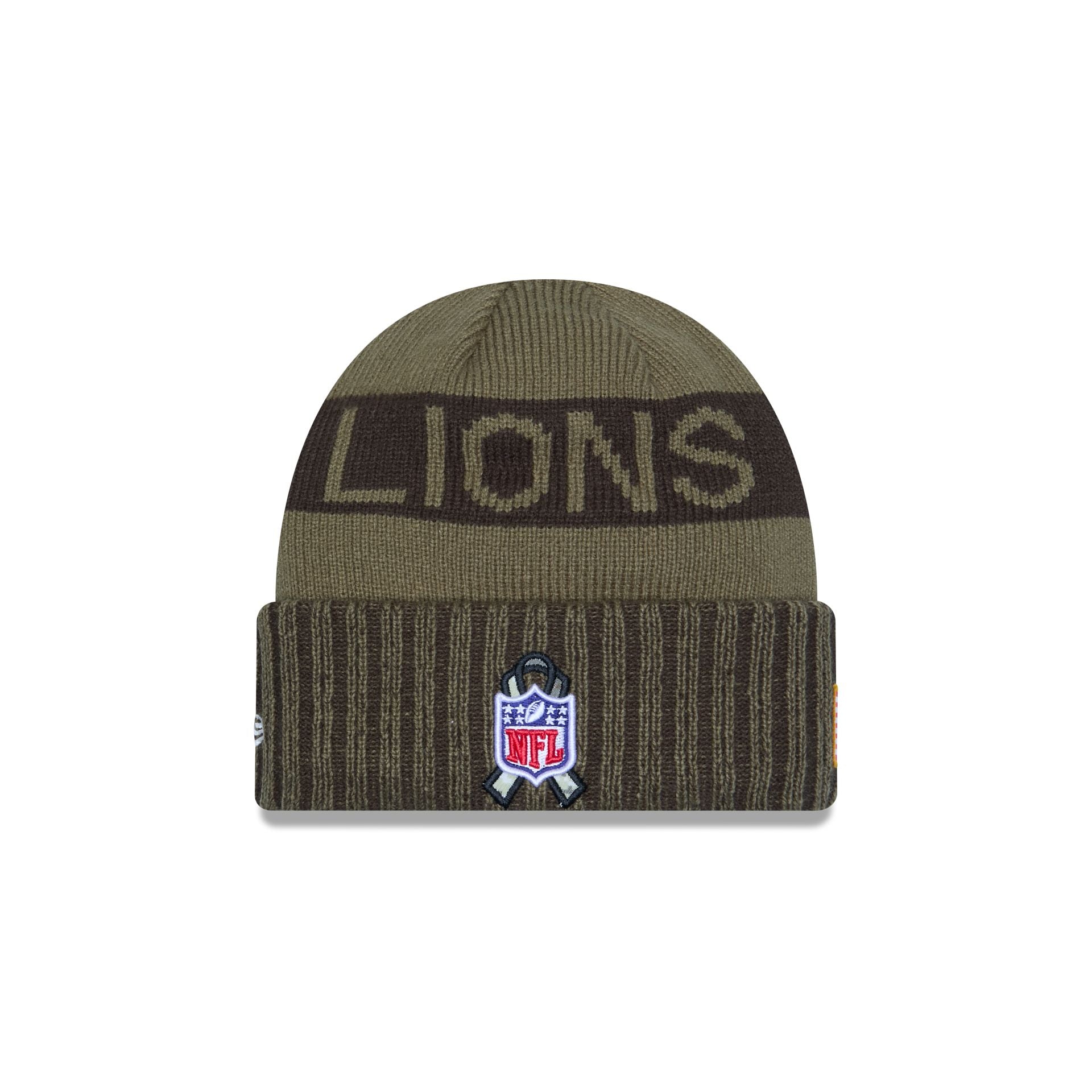 Detroit Lions 2025 Salute to Service Cuff Knit Hat - Image 4