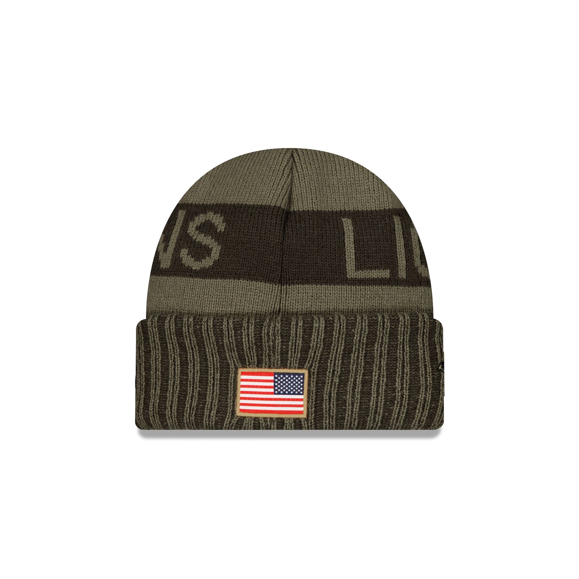 Detroit Lions 2025 Salute to Service Cuff Knit Hat - Image 2