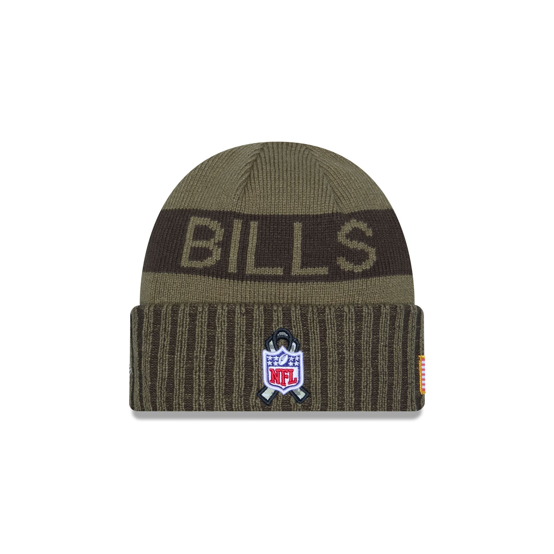 Buffalo Bills 2025 Salute to Service Cuff Knit Hat - Image 4