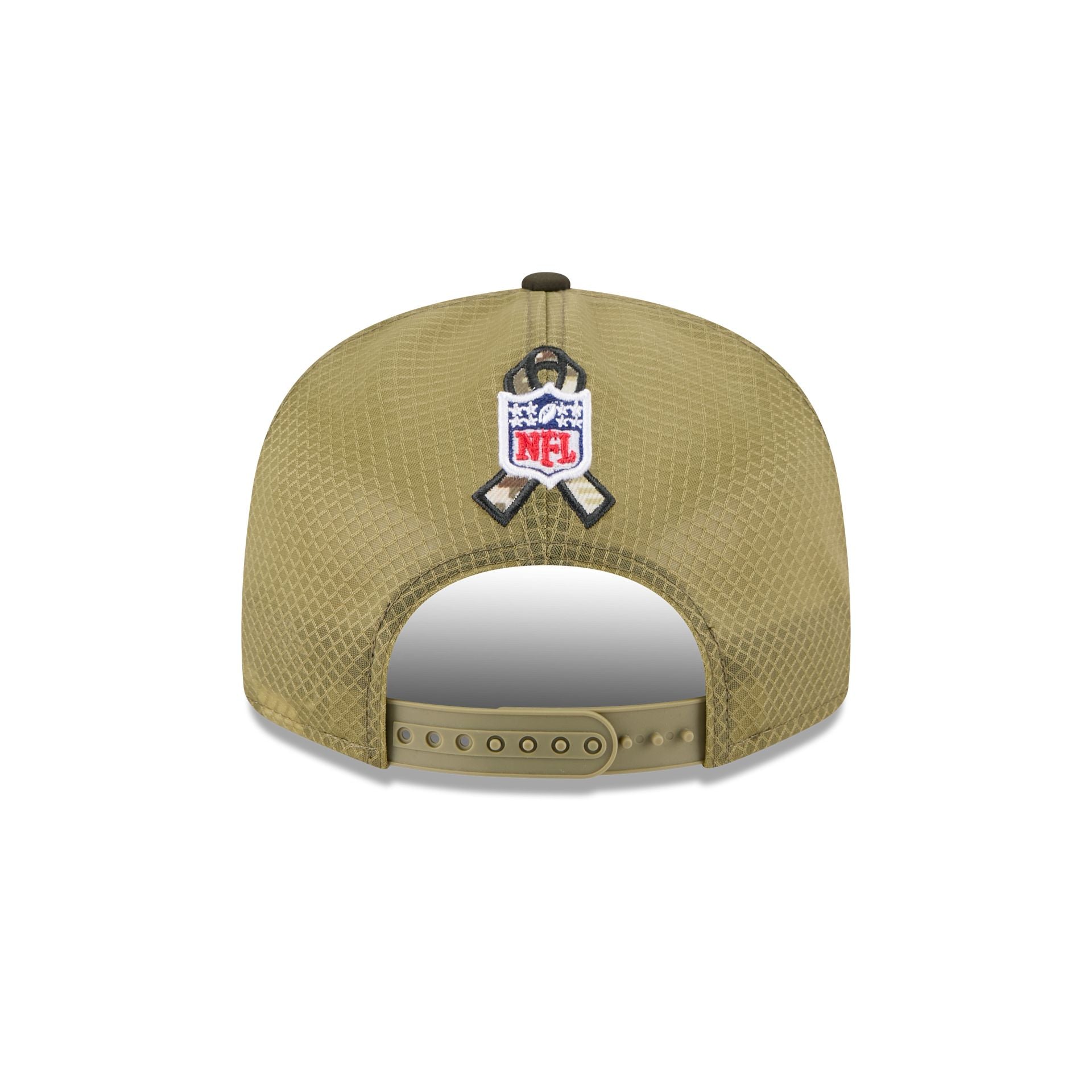 Baltimore Ravens 2025 Salute to Service Split Panel 9FIFTY Trucker Hat - Image 6