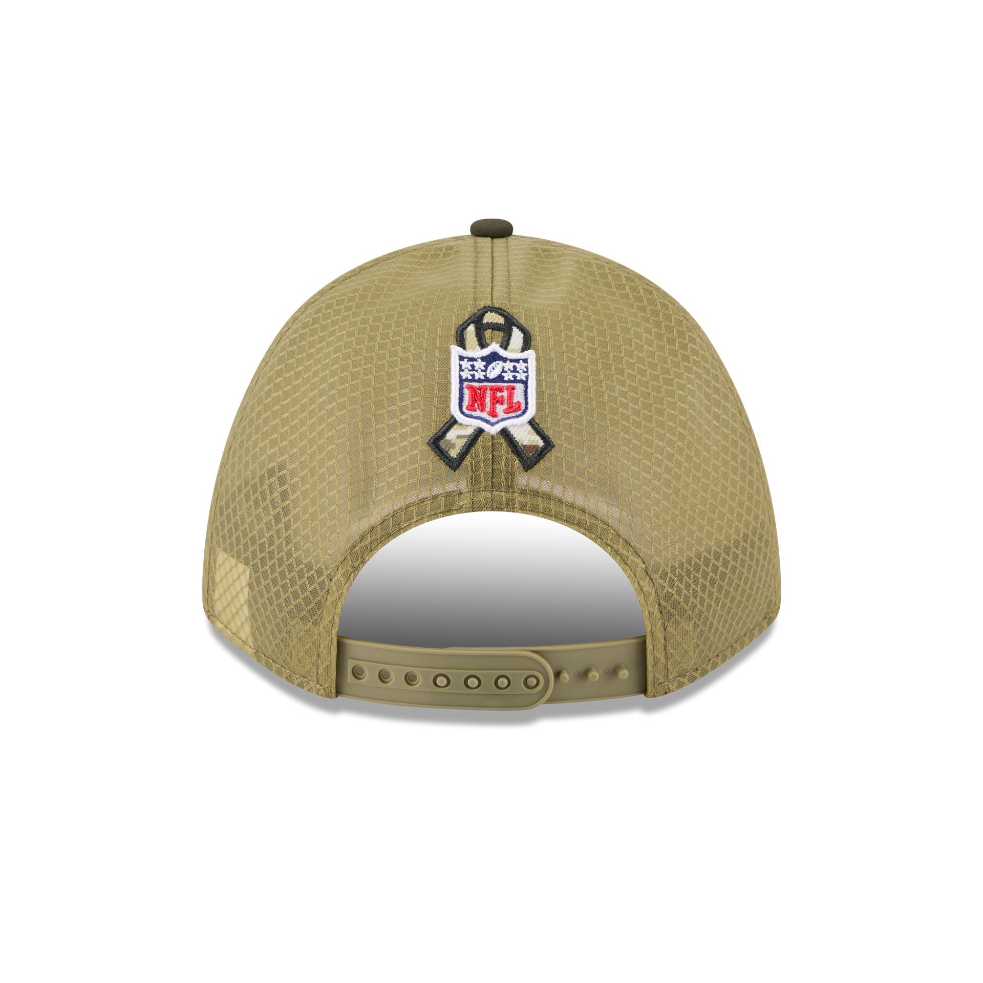 Indianapolis Colts 2025 Salute to Service 9FORTY M-Crown A-Frame Trucker Hat - Image 6