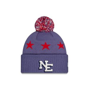 New England Patriots 2025 NFL Rivalries Pom Knit Hat