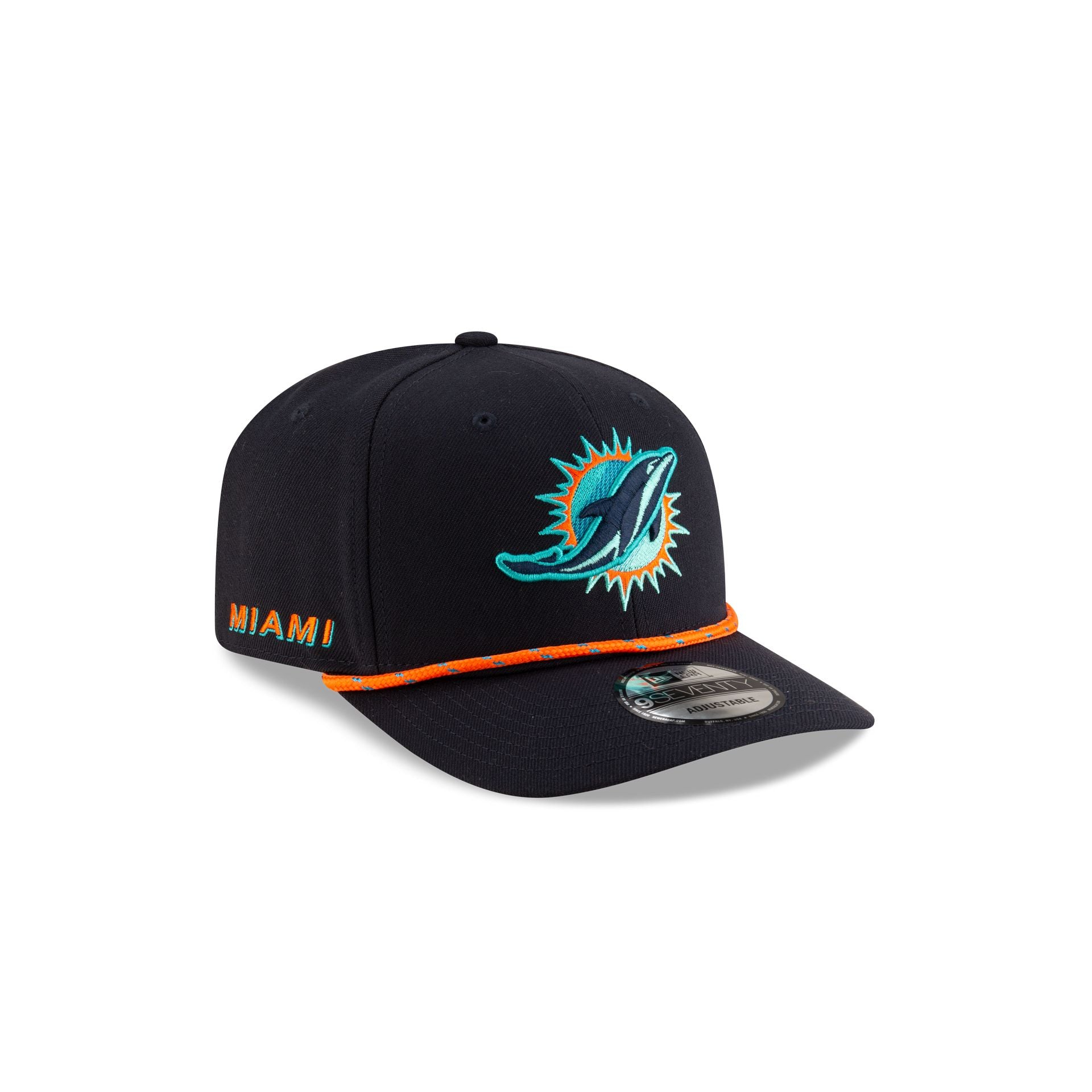 Miami Dolphins 2025 NFL Rivalries Kids 9SEVENTY Stretch-Snap Hat
