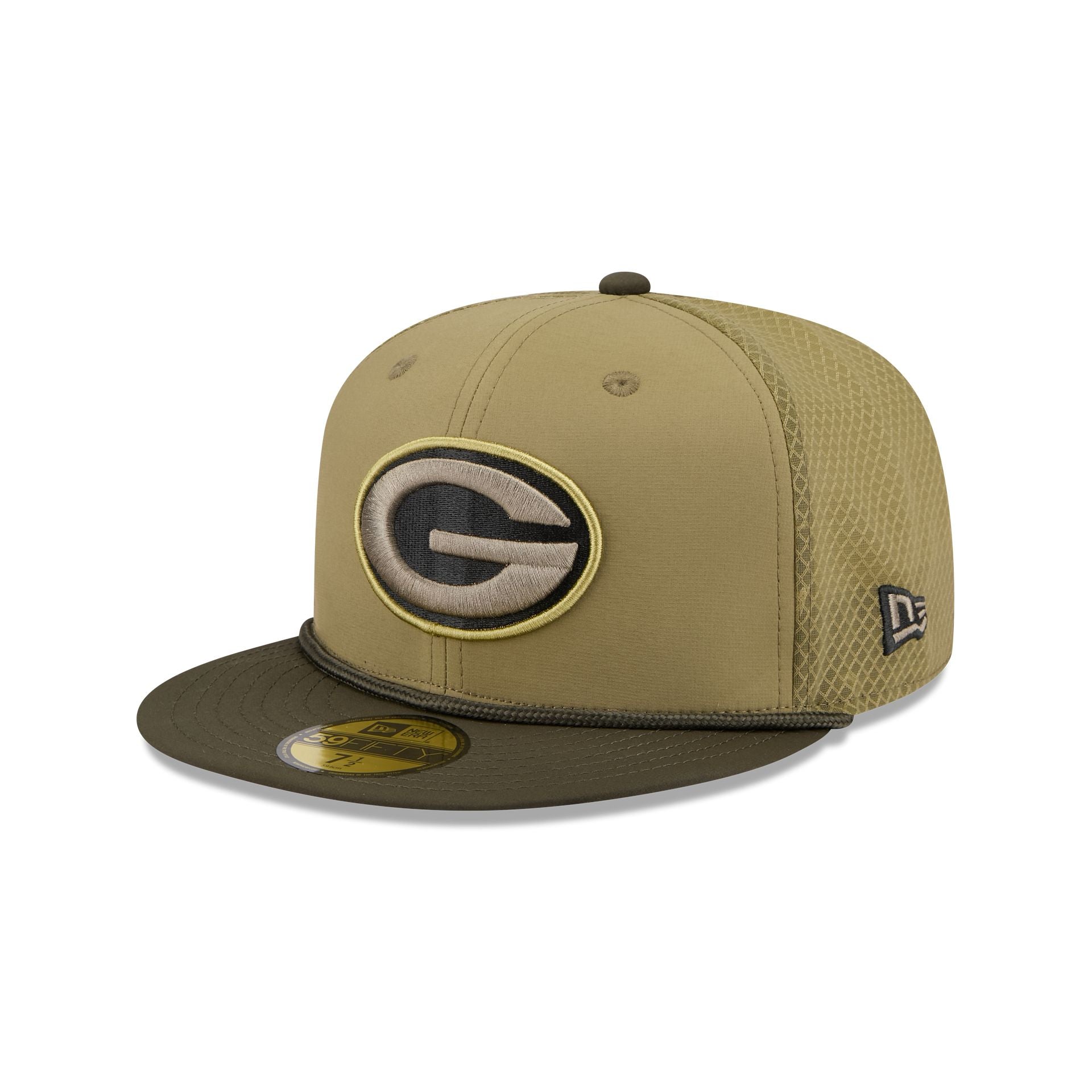 Green Bay Packers 2025 Salute to Service 59FIFTY Fitted Hat - Image 3