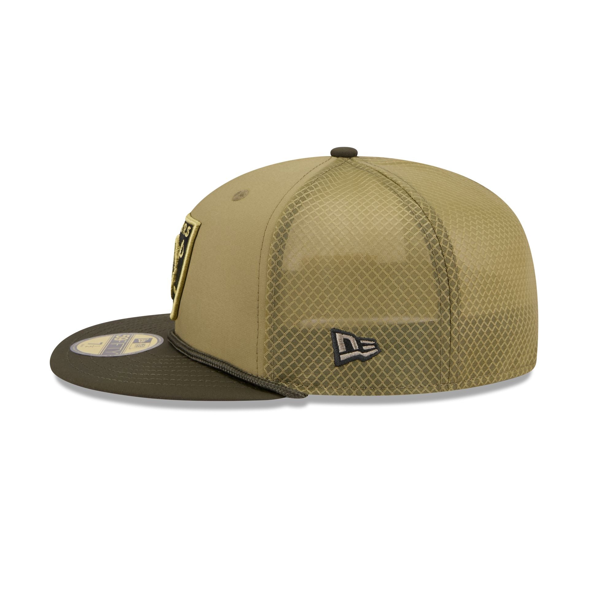 Las Vegas Raiders 2025 Salute to Service 59FIFTY Fitted Hat - Image 5
