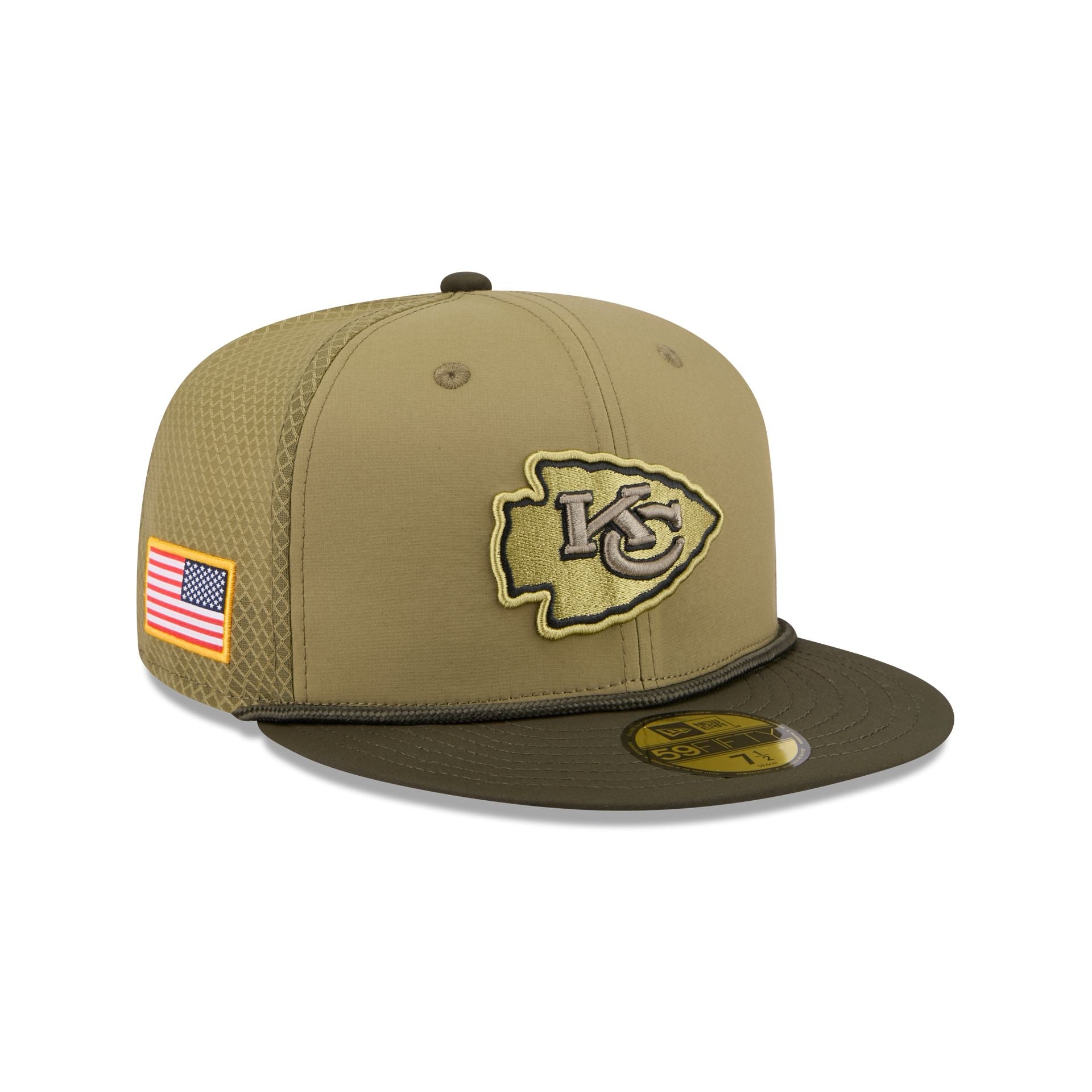 Kansas City Chiefs 2025 Salute to Service 59FIFTY Fitted Hat