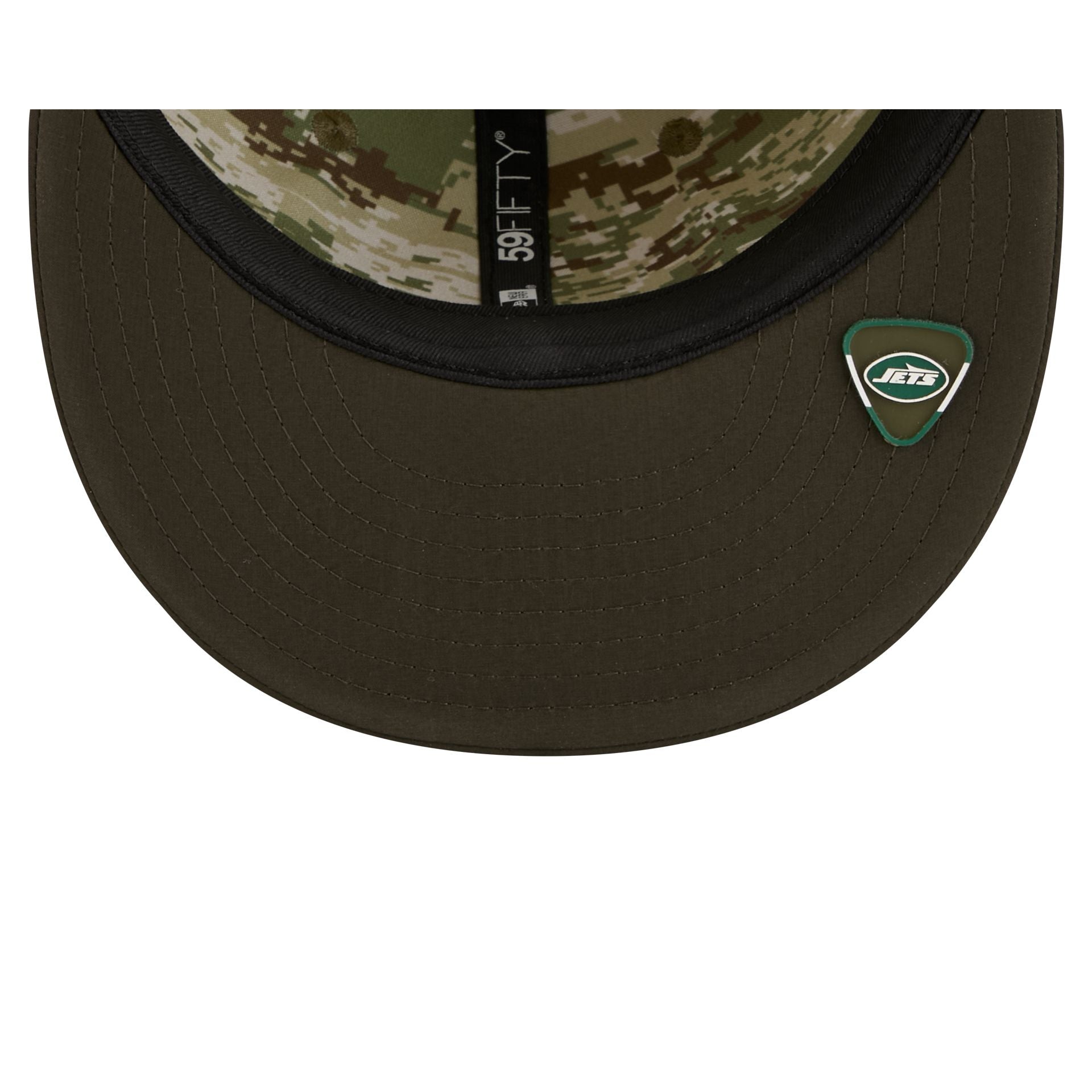 New York Jets 2025 Salute to Service 59FIFTY Fitted Hat - Image 7