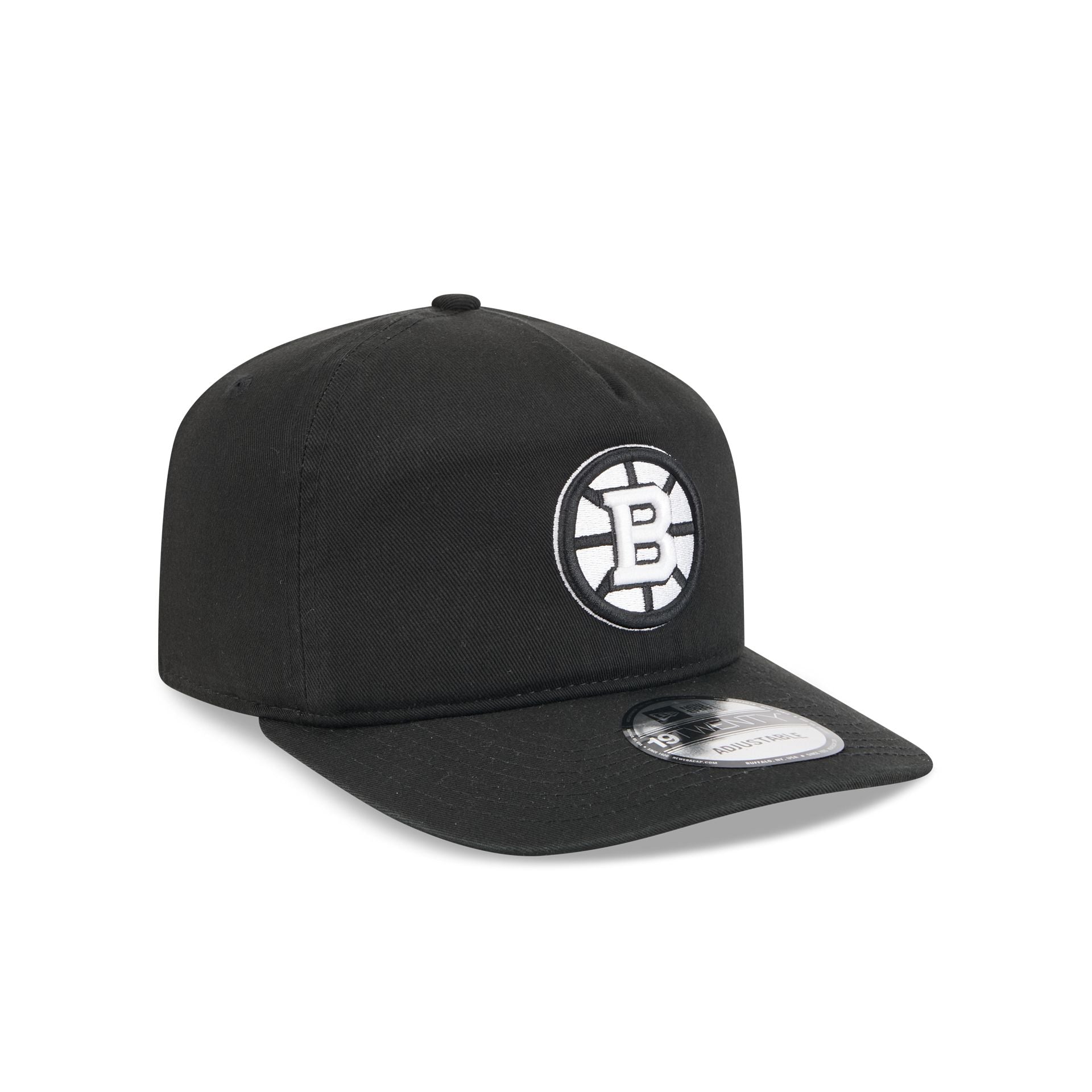 Boston Bruins Black and White 19TWENTY Snapback Hat - Image 3