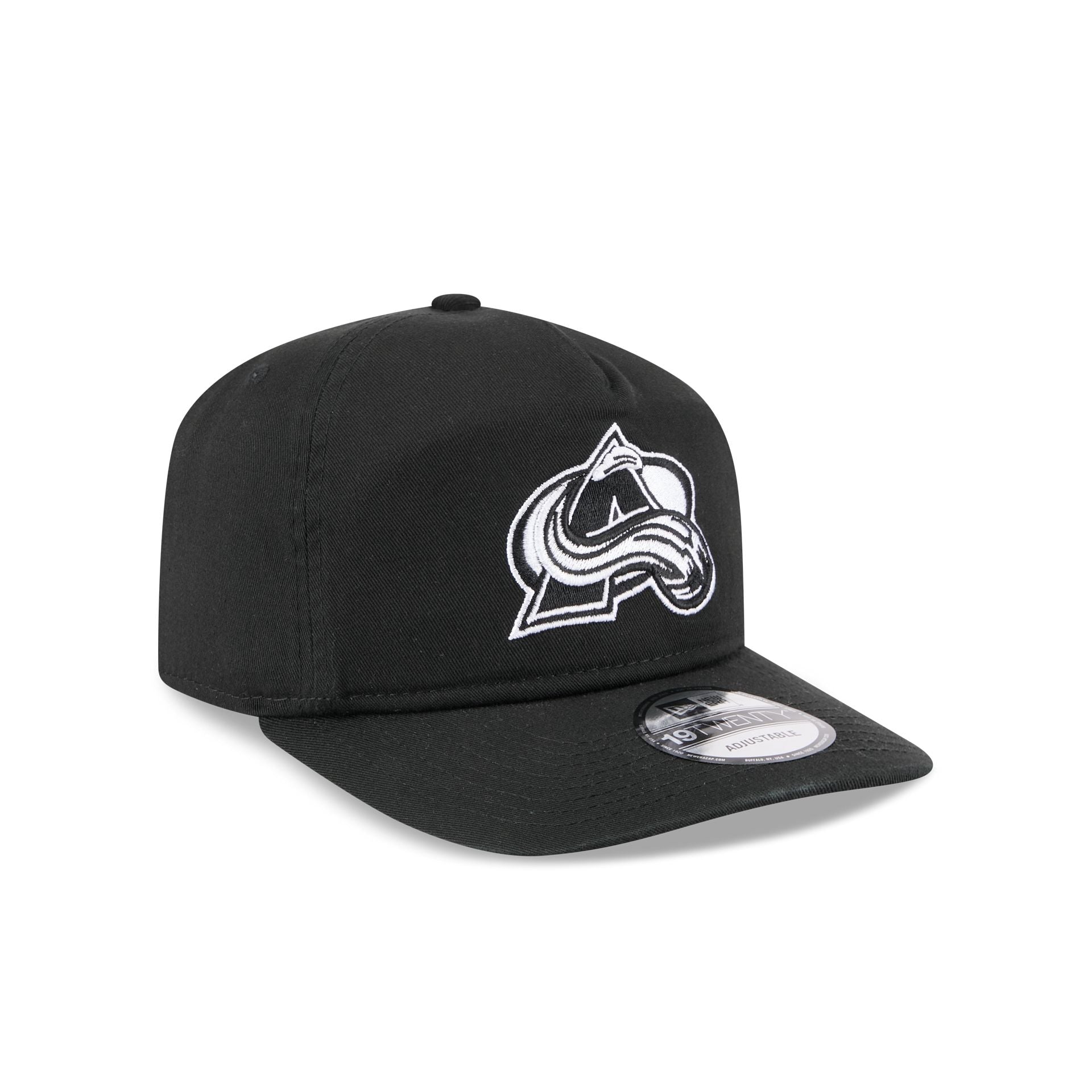 Colorado Avalanche Black and White 19TWENTY Snapback Hat - Image 3