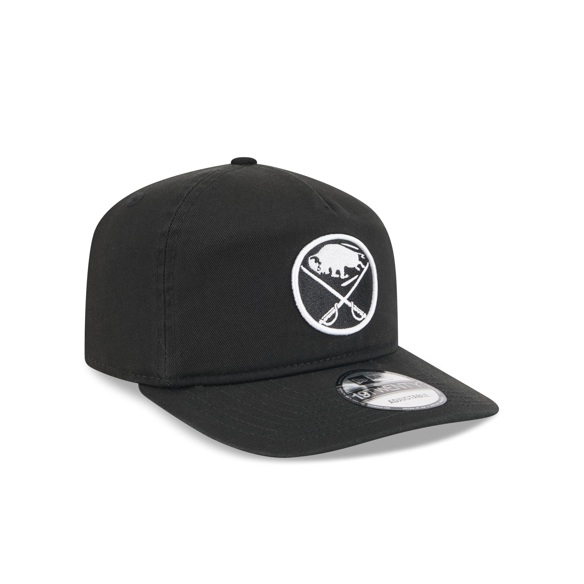 Buffalo Sabres Black and White 19TWENTY Snapback Hat - Image 3