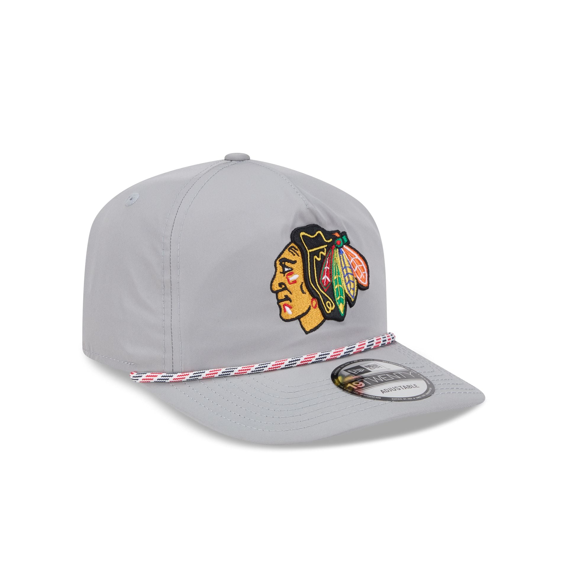 Chicago Blackhawks Gray 19TWENTY Snapback Hat - Image 3