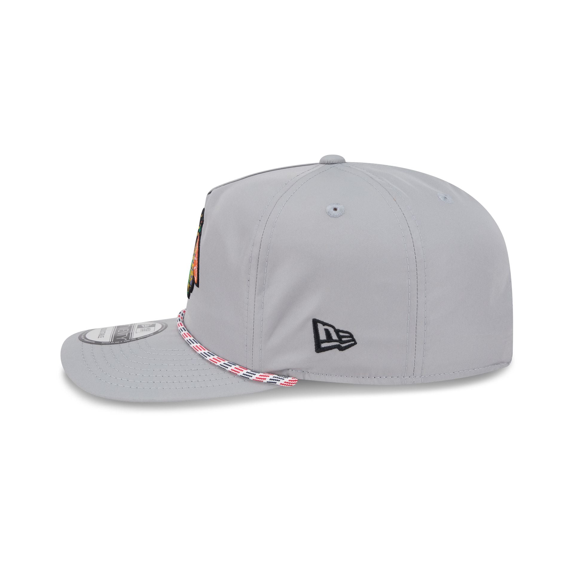 Chicago Blackhawks Gray 19TWENTY Snapback Hat - Image 4