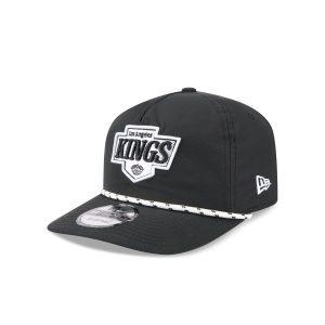 Los Angeles Kings Black and White Rope 19TWENTY Snapback Hat