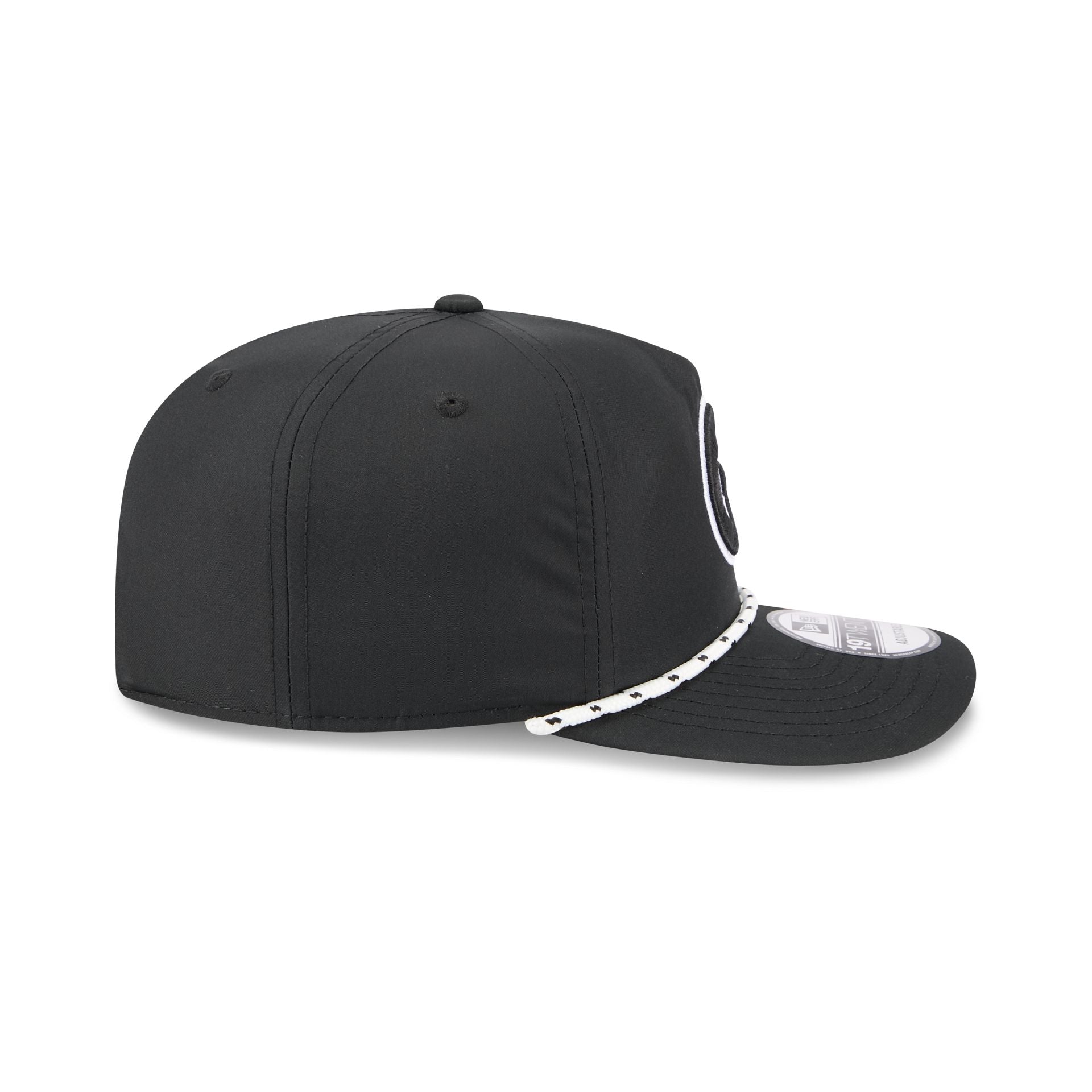 Georgetown Hoyas Black and White Rope 19TWENTY Snapback Hat - Image 5