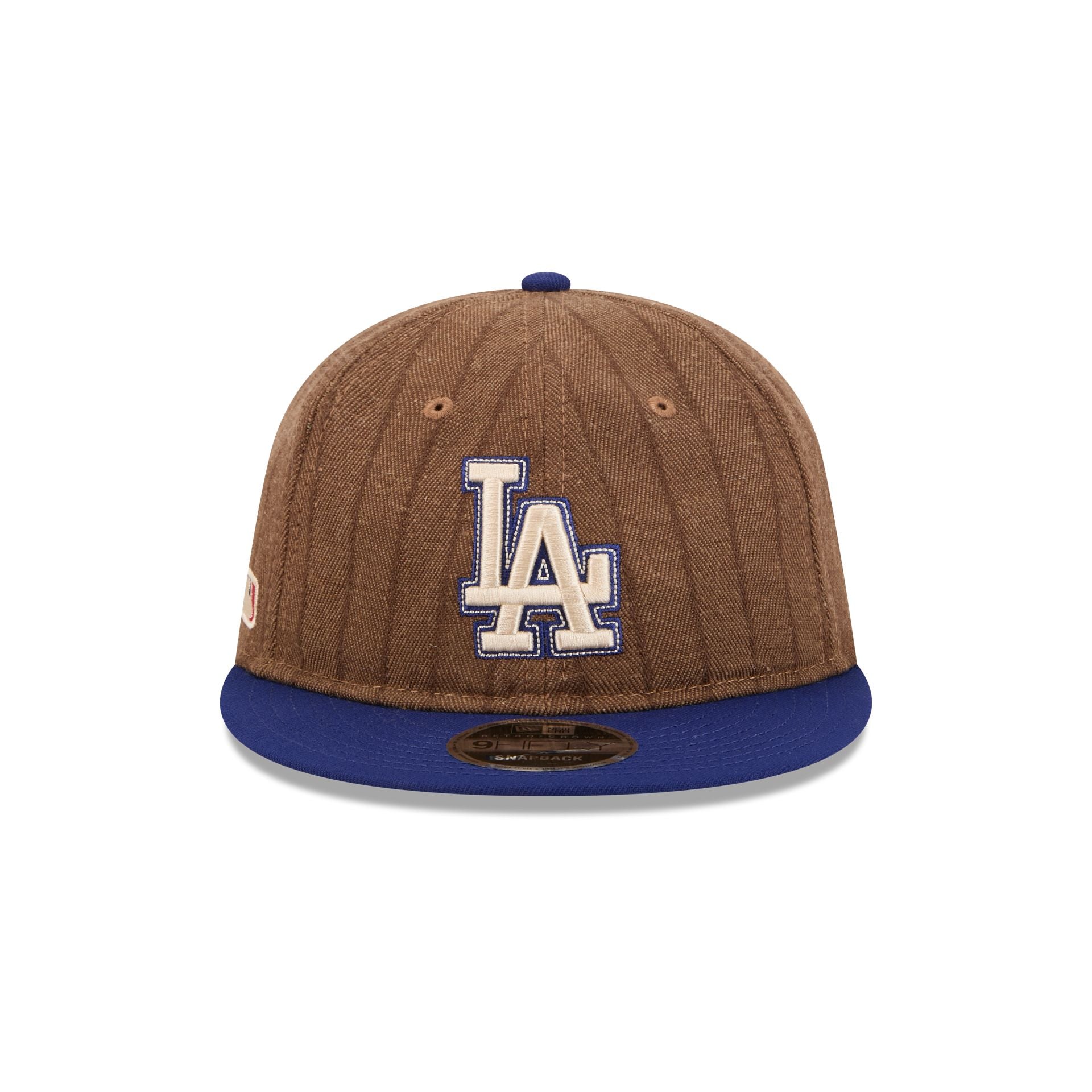 Los Angeles Dodgers Three Looms Wool Pinstripe Retro Crown 9FIFTY Adjustable Hat - Image 2